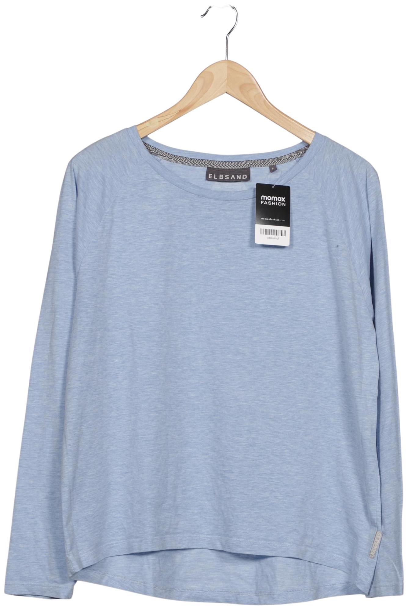 

Elbsand Damen Langarmshirt, hellblau, Gr. 42