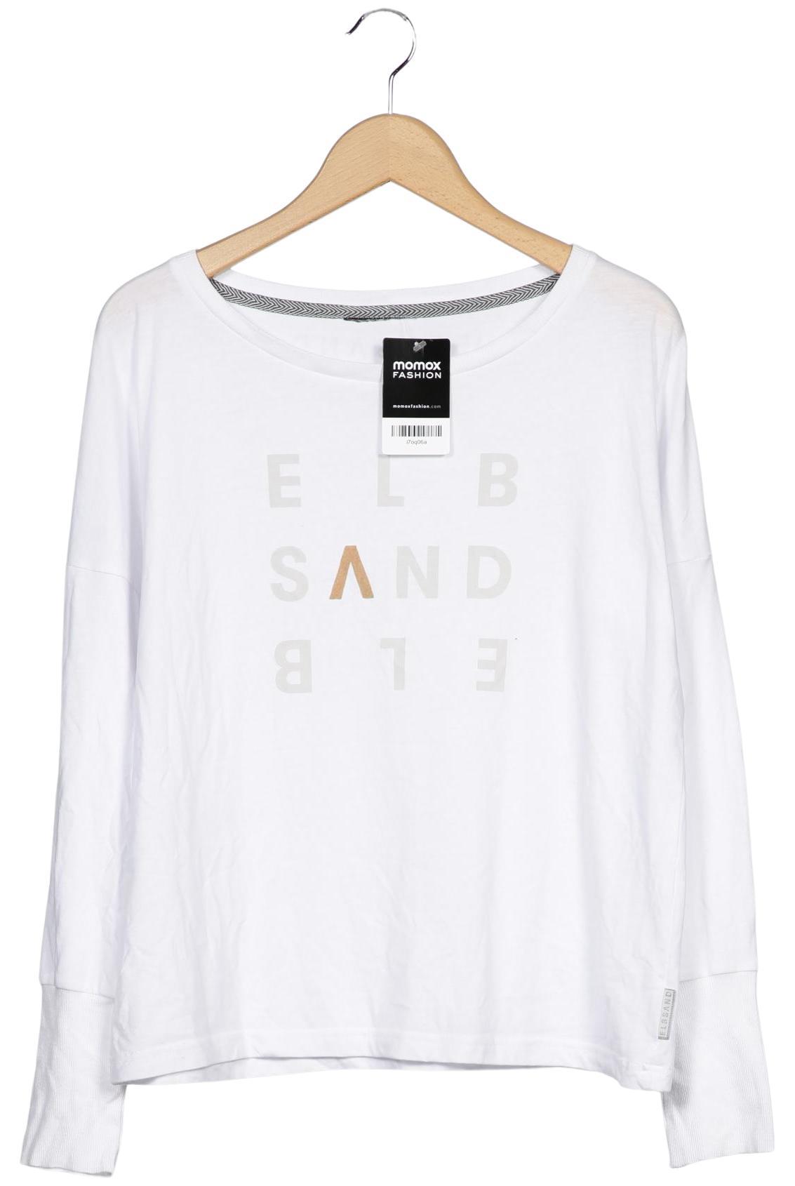 

Elbsand Damen Langarmshirt, weiß, Gr. 44