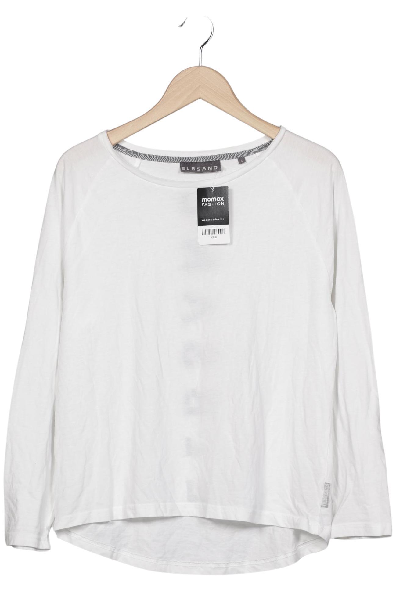 

Elbsand Damen Langarmshirt, weiß, Gr. 36