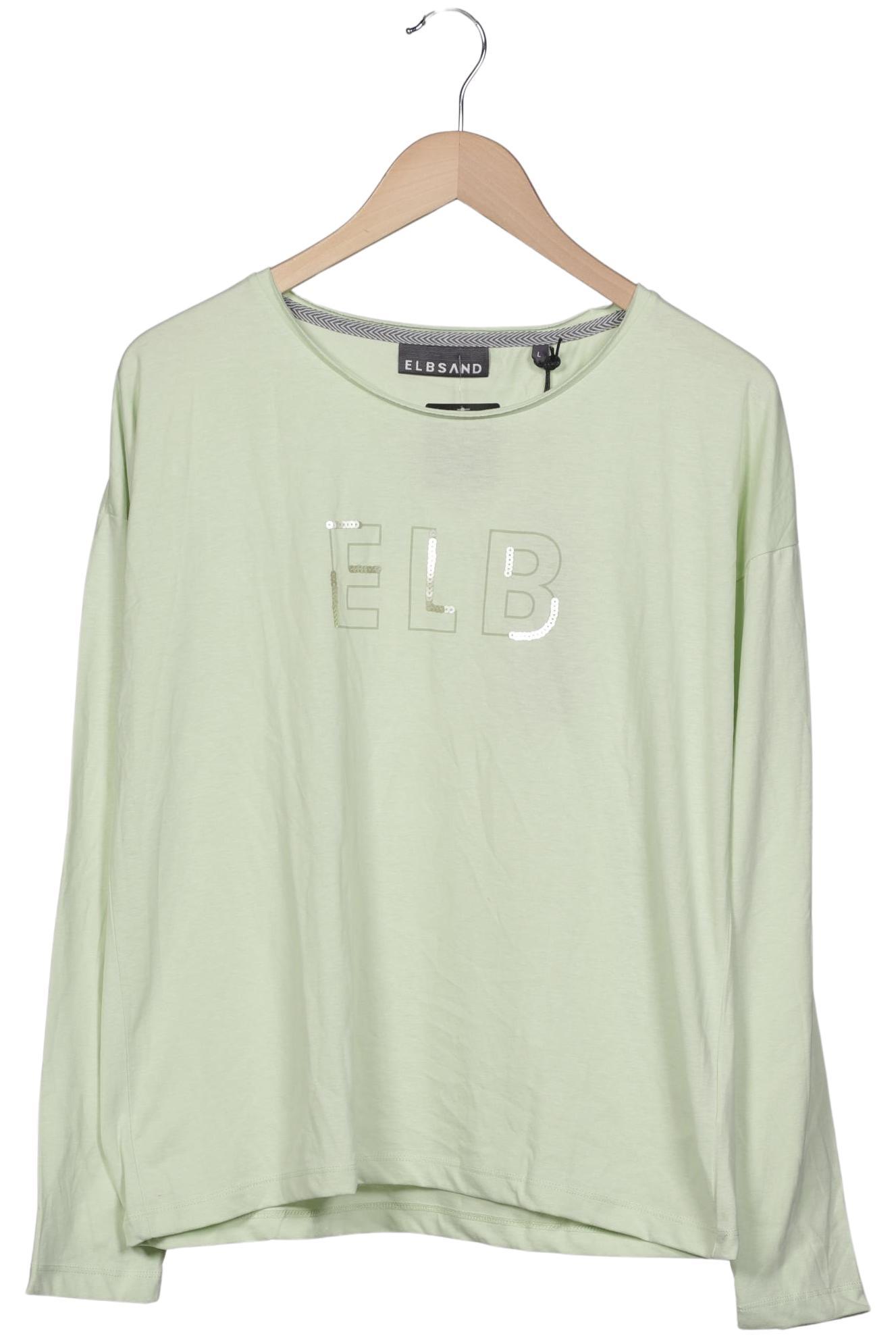 

Elbsand Damen Langarmshirt, hellgrün, Gr. 42