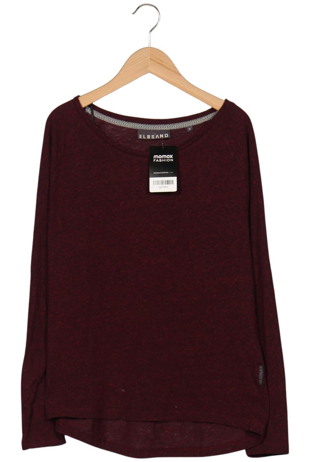 

Elbsand Damen Langarmshirt, bordeaux, Gr. 36