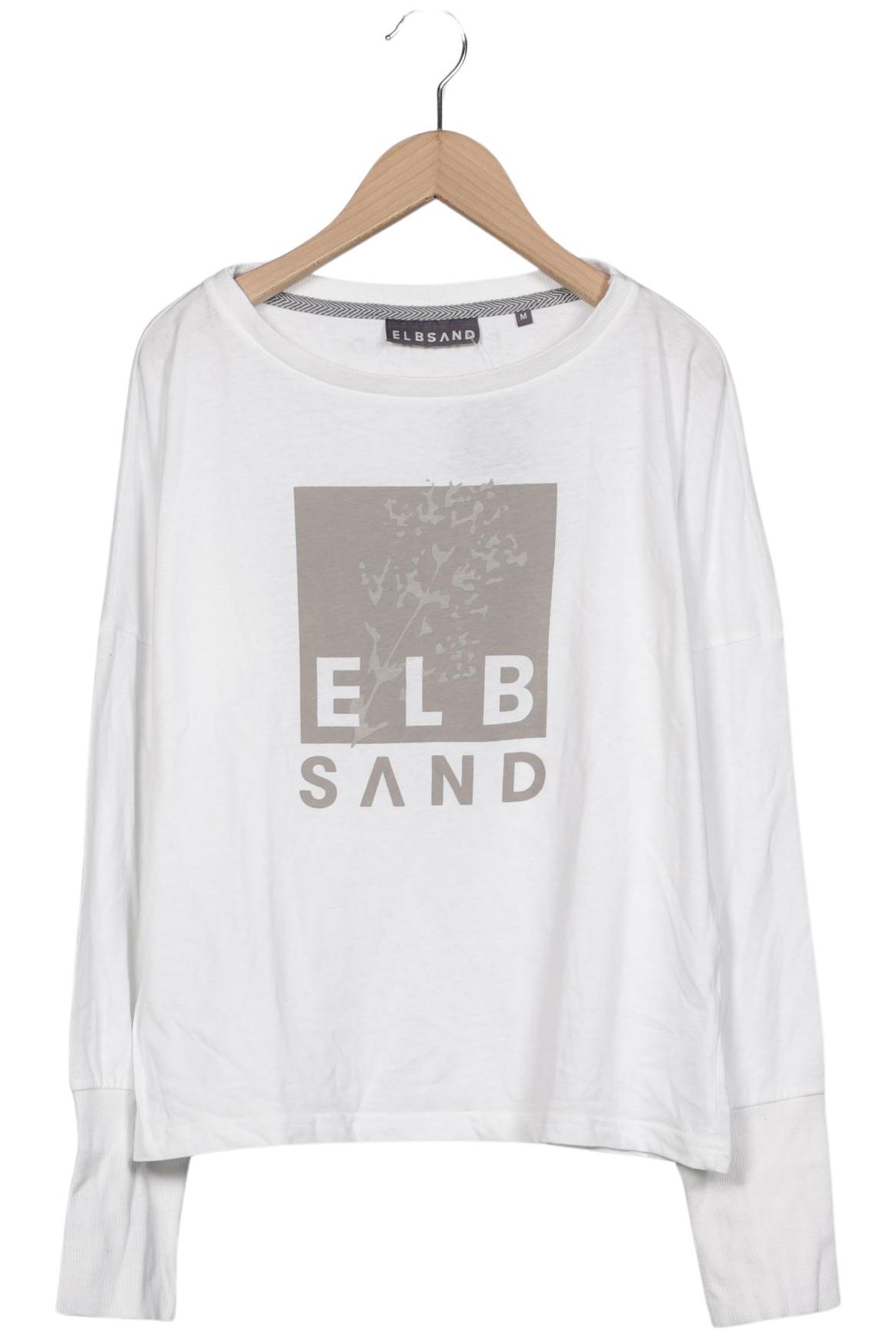 

Elbsand Damen Langarmshirt, weiß, Gr. 38