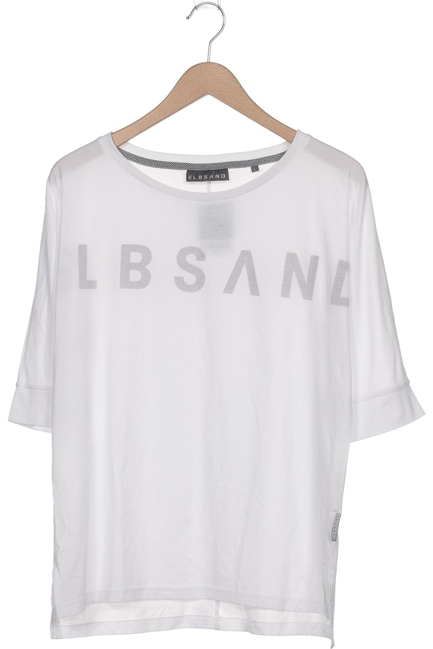 

Elbsand Damen Langarmshirt, weiß, Gr. 42
