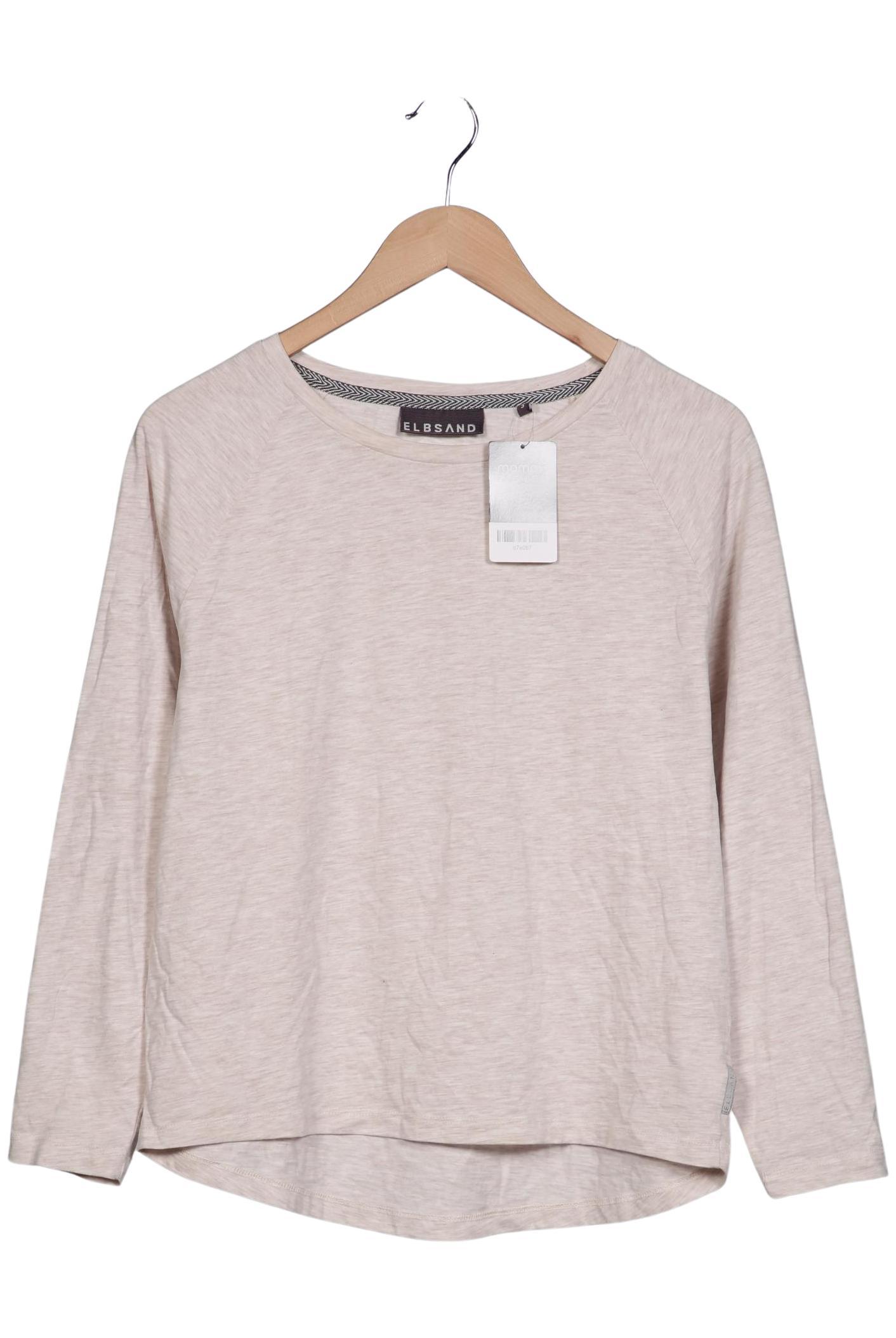 

Elbsand Damen Langarmshirt, beige, Gr. 36