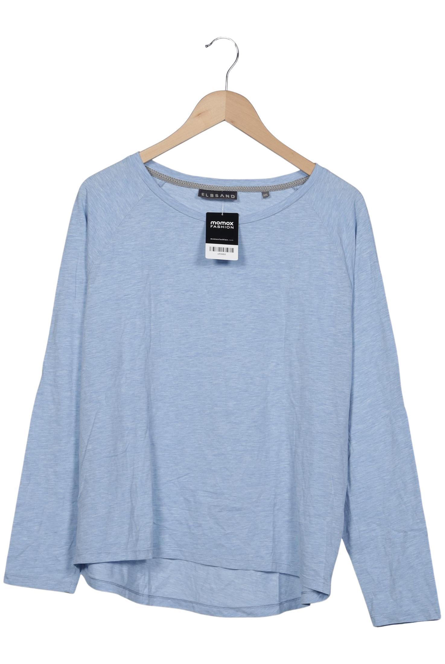 

Elbsand Damen Langarmshirt, hellblau, Gr. 46