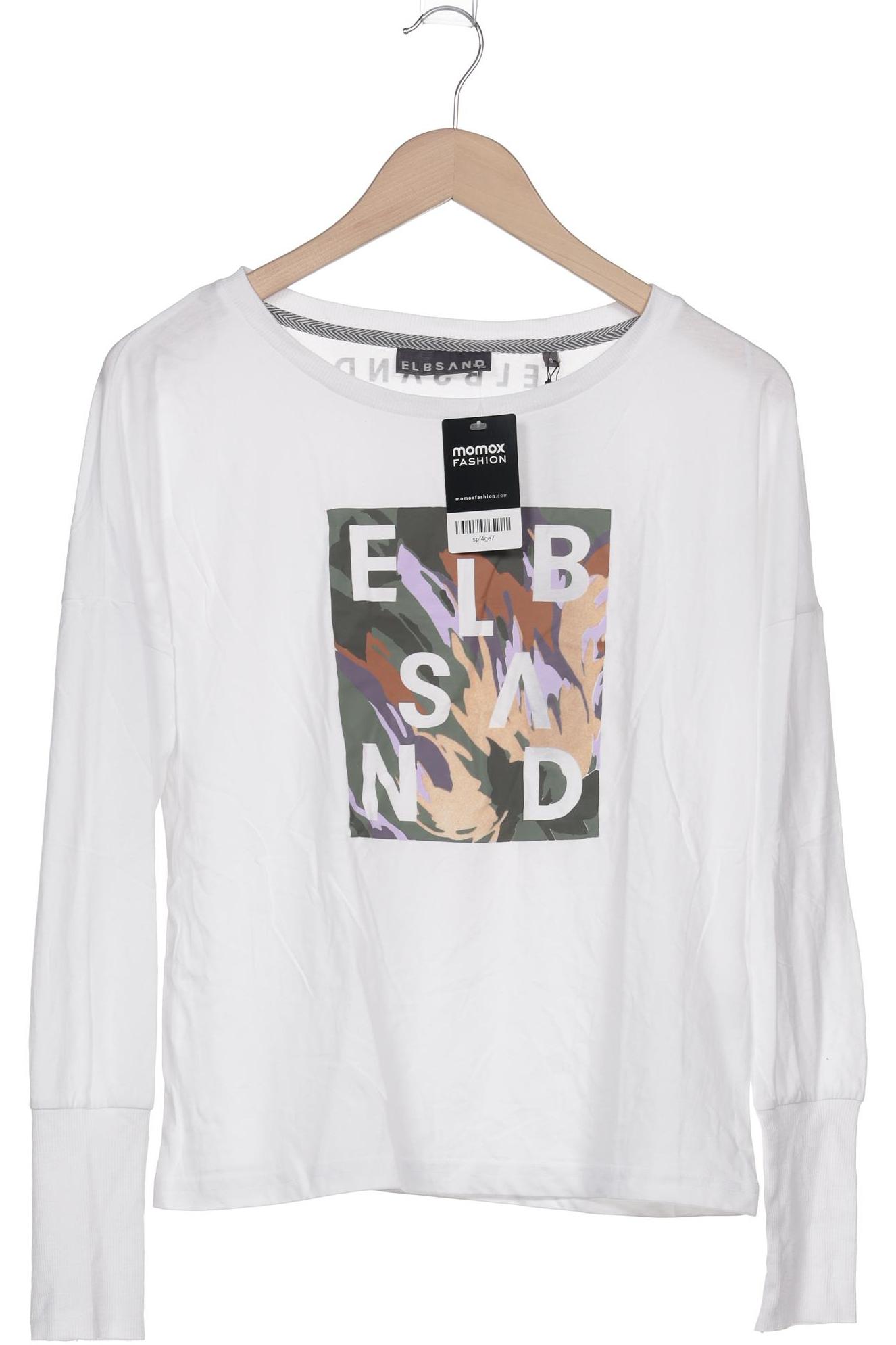 

Elbsand Damen Langarmshirt, weiß, Gr. 36