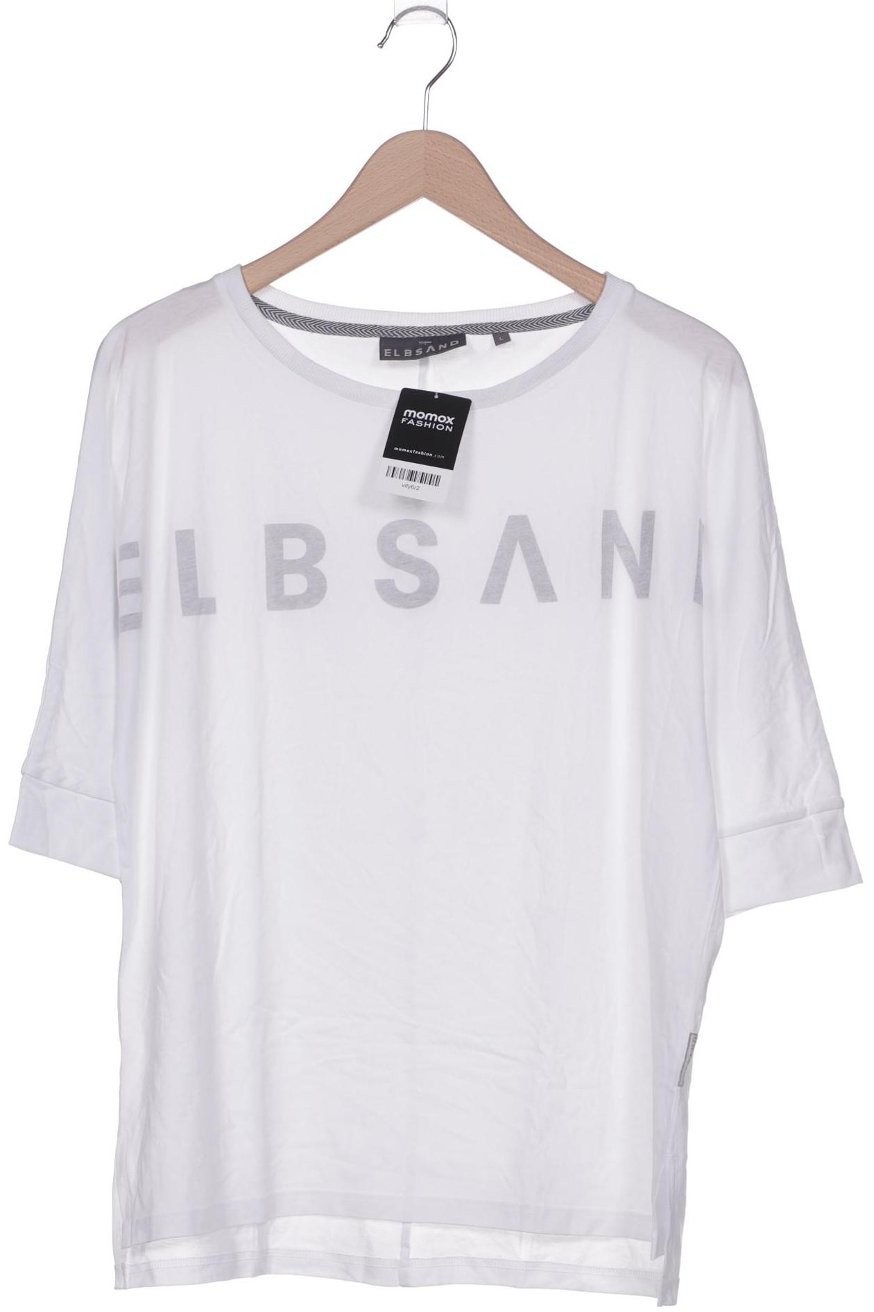 

Elbsand Damen Langarmshirt, weiß, Gr. 42
