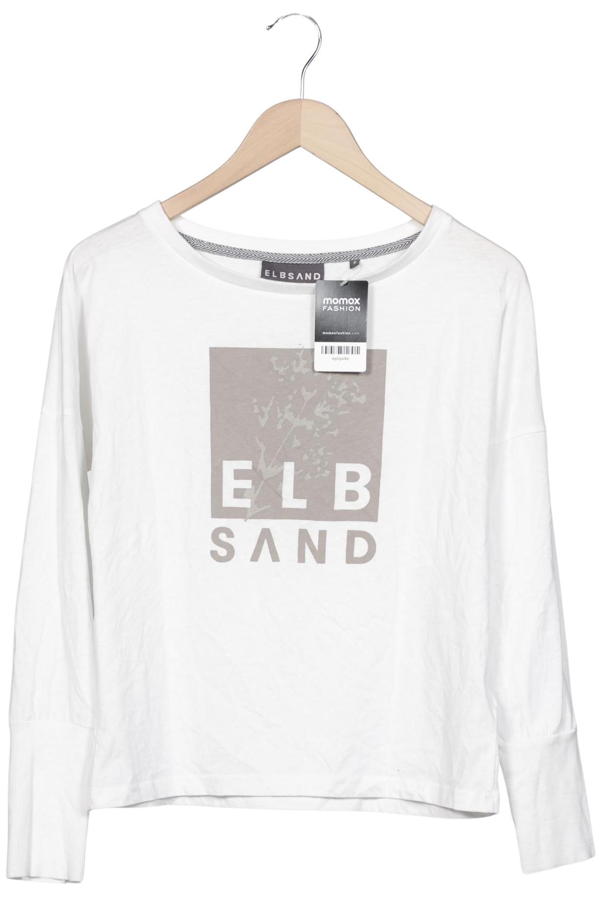 

Elbsand Damen Langarmshirt, weiß, Gr. 36