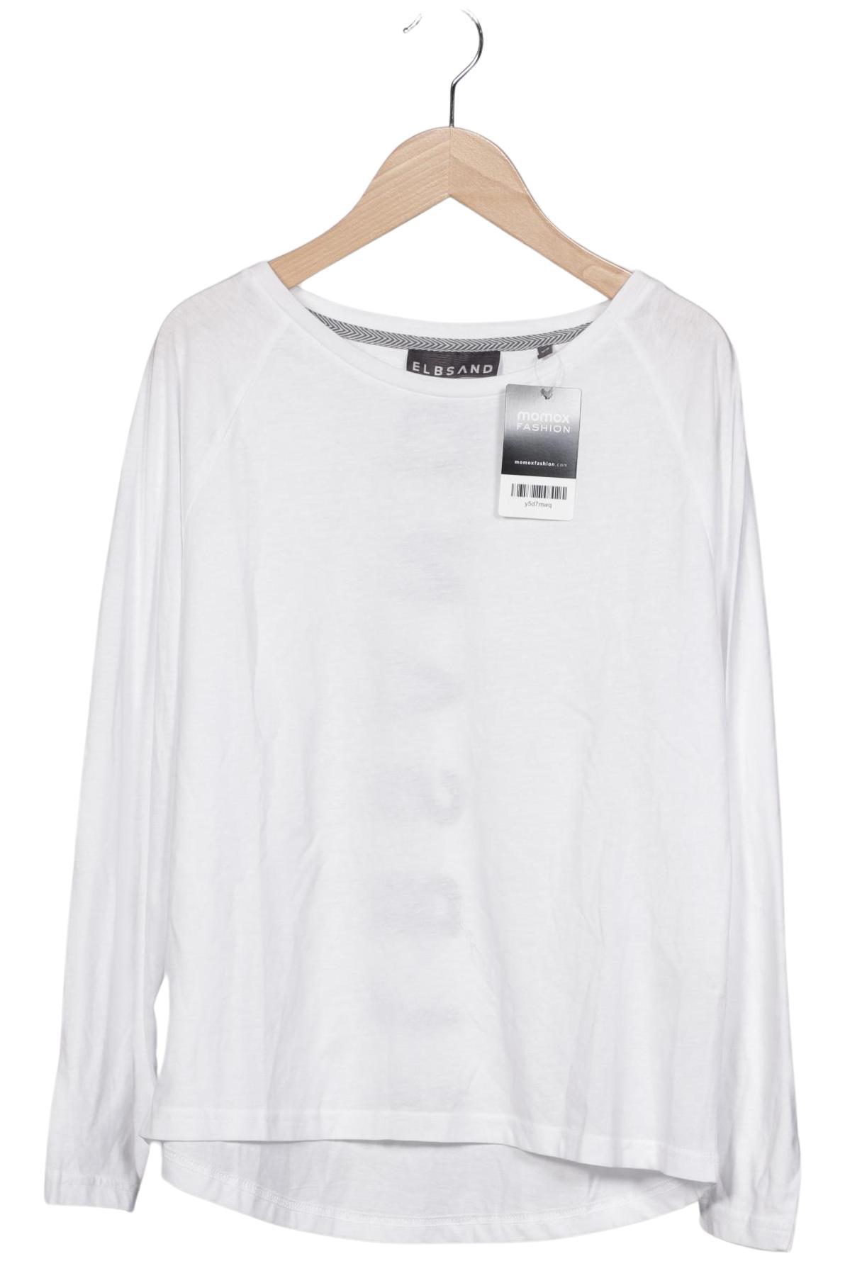 

Elbsand Damen Langarmshirt, weiß, Gr. 34