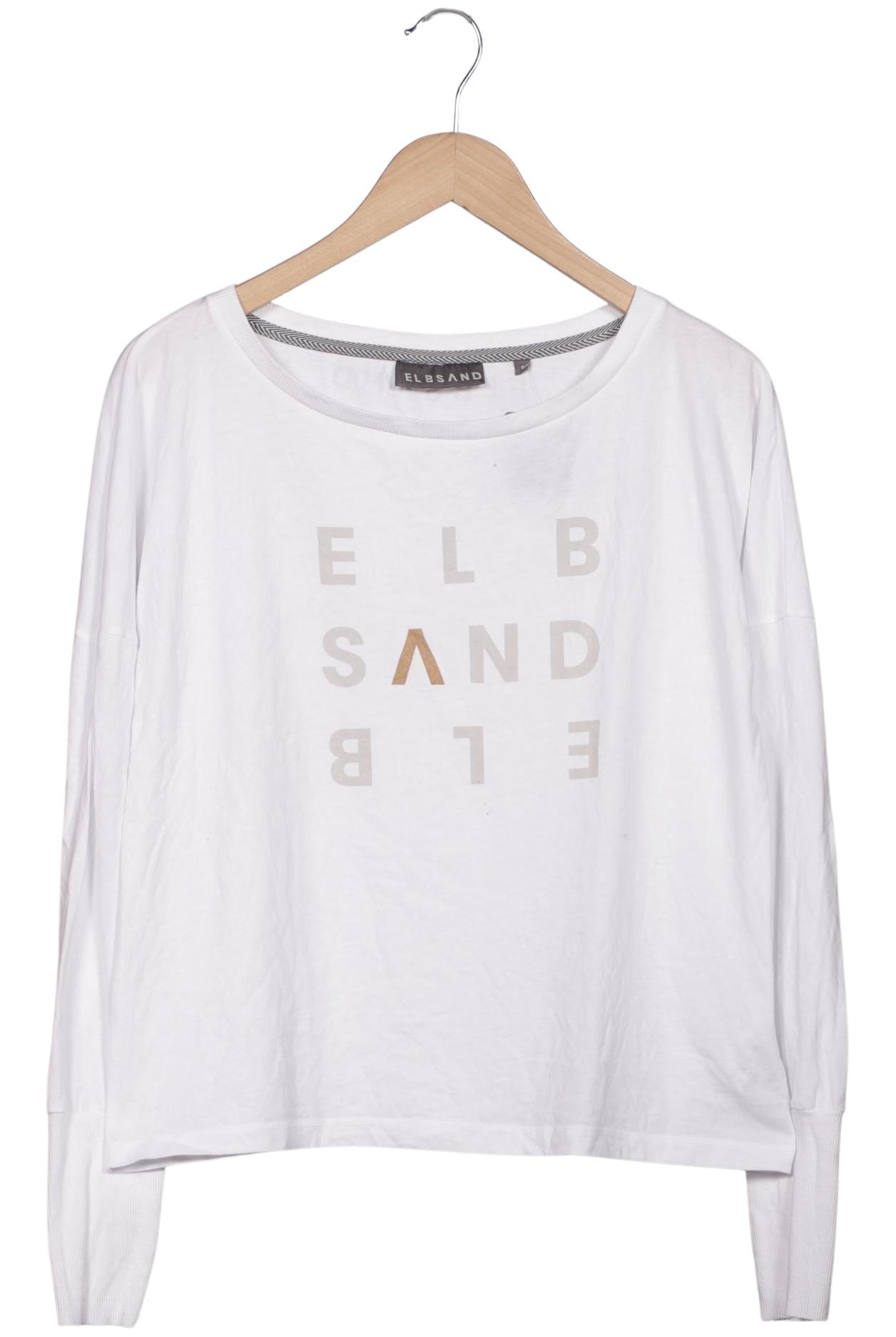 

Elbsand Damen Langarmshirt, weiß, Gr. 36