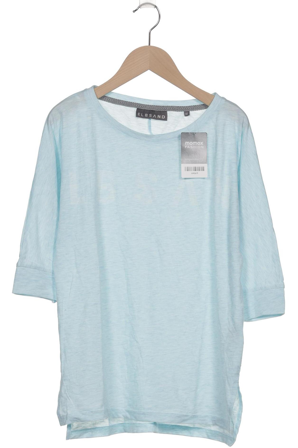 

Elbsand Damen Langarmshirt, hellblau, Gr. 34