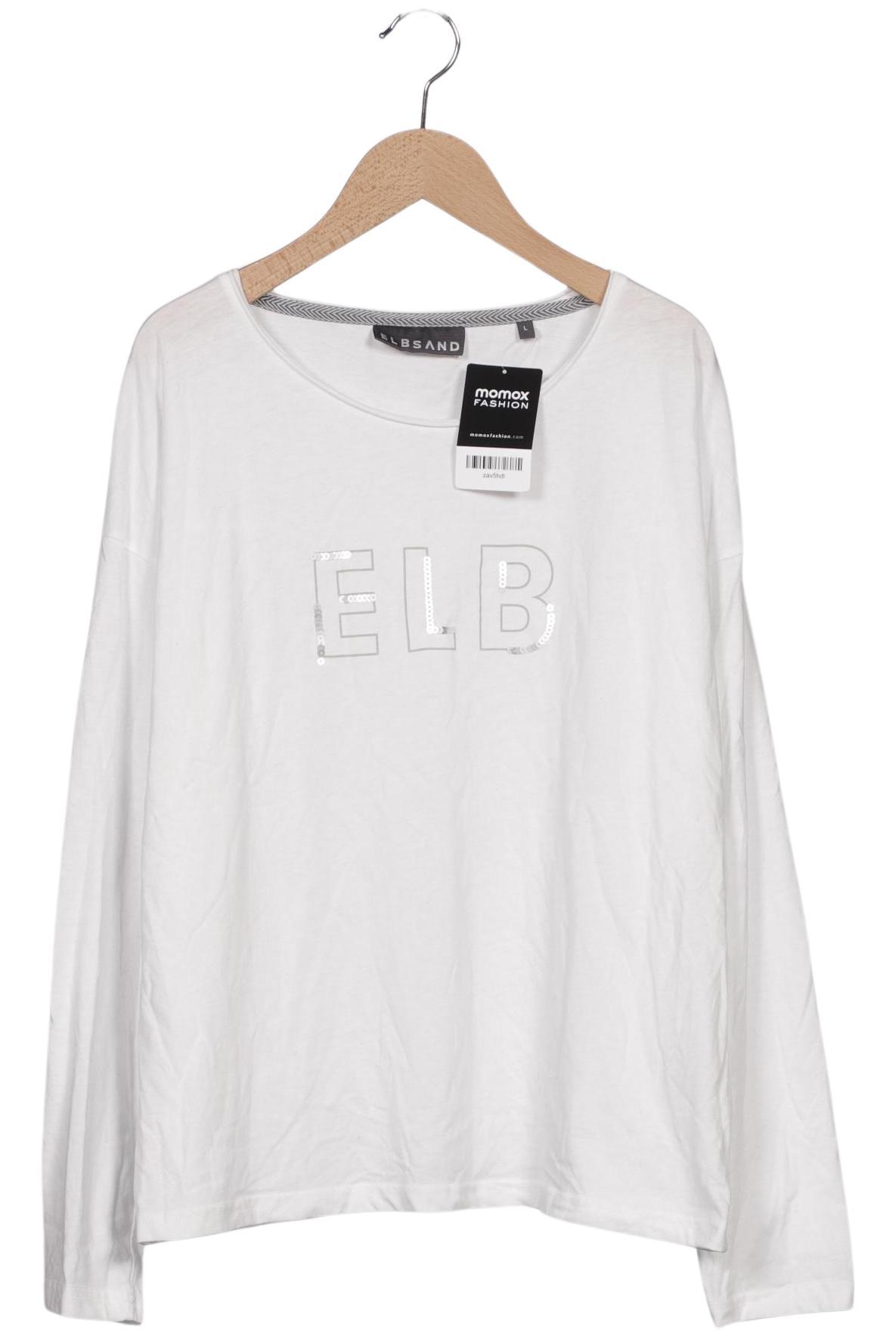 

Elbsand Damen Langarmshirt, weiß, Gr. 42
