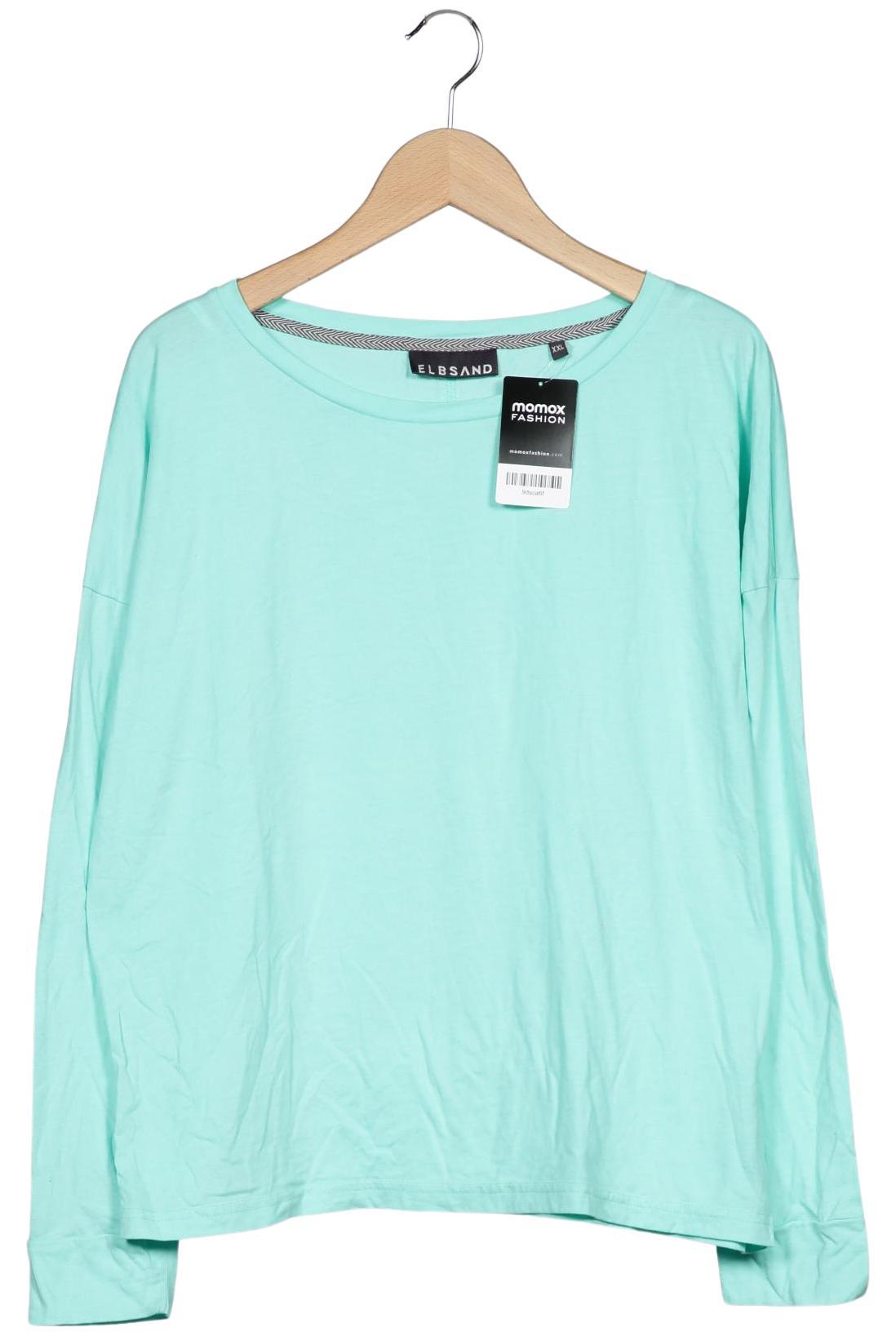 

Elbsand Damen Langarmshirt, türkis, Gr. 46