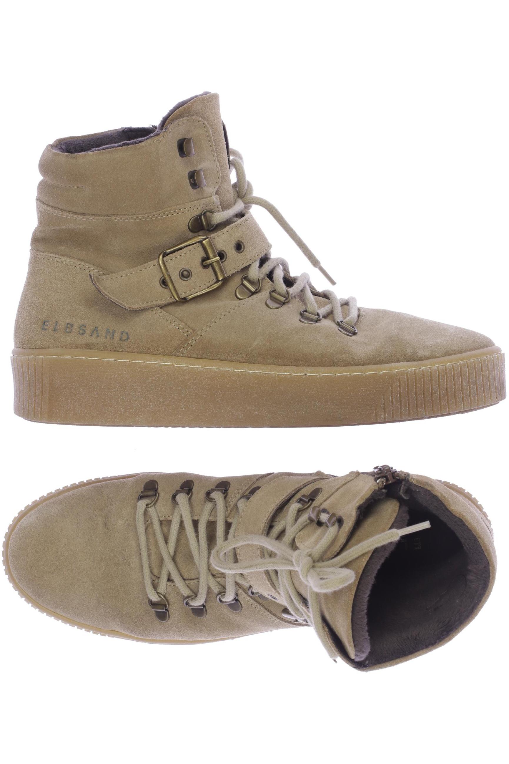 

Elbsand Damen Stiefelette, beige, Gr. 40