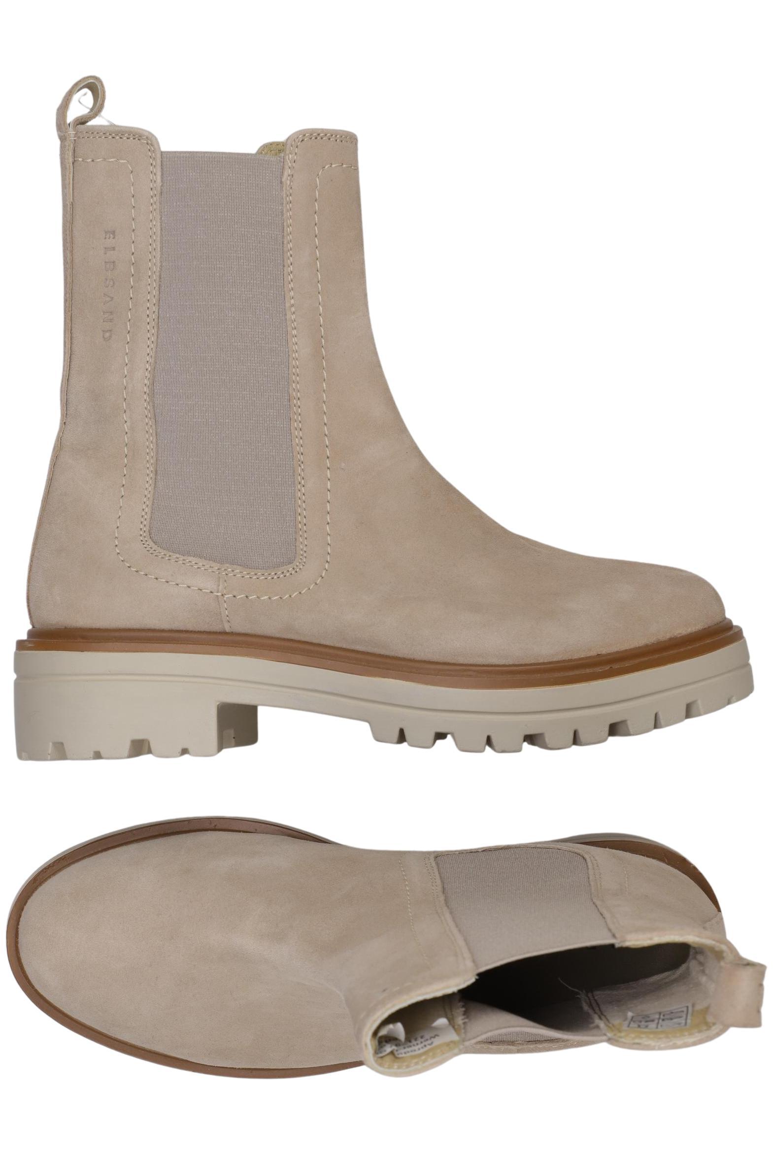 

Elbsand Damen Stiefelette, beige, Gr. 38