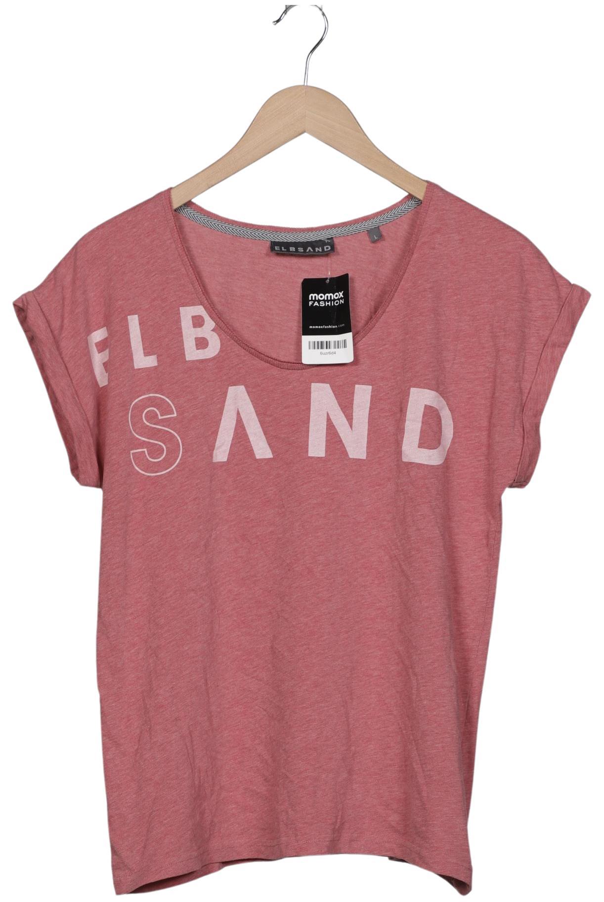 

Elbsand Damen T-Shirt, pink, Gr. 42