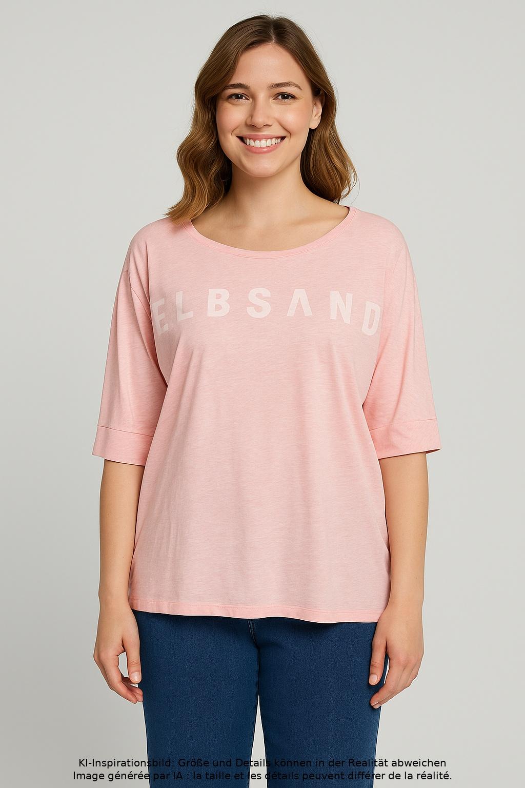 

Elbsand Damen T-Shirt, pink, Gr. 46