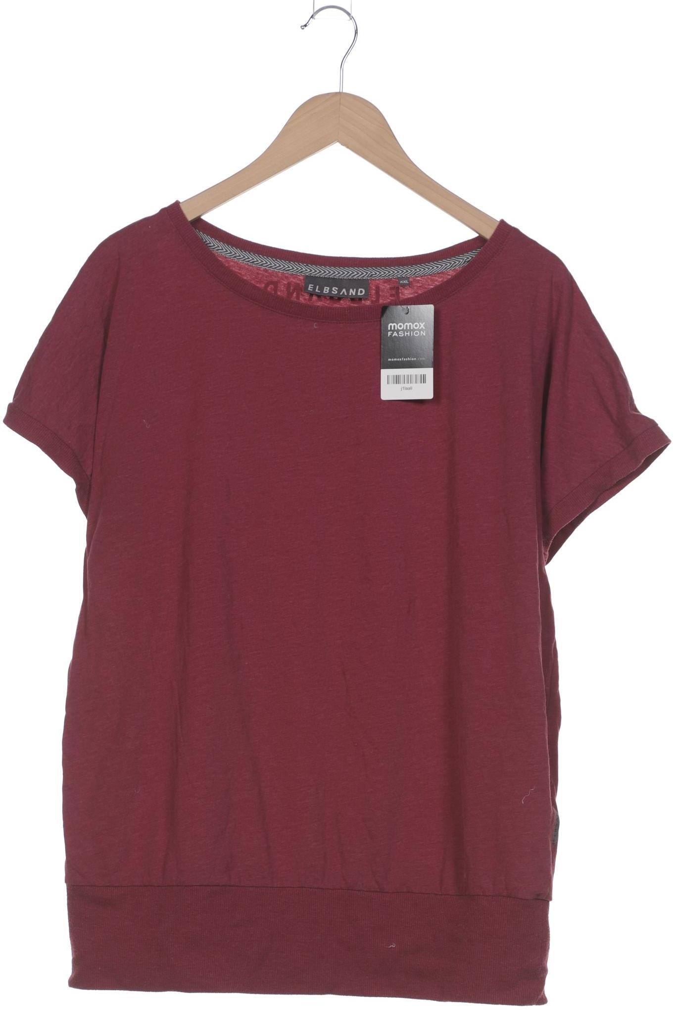 

Elbsand Damen T-Shirt, bordeaux, Gr. 46