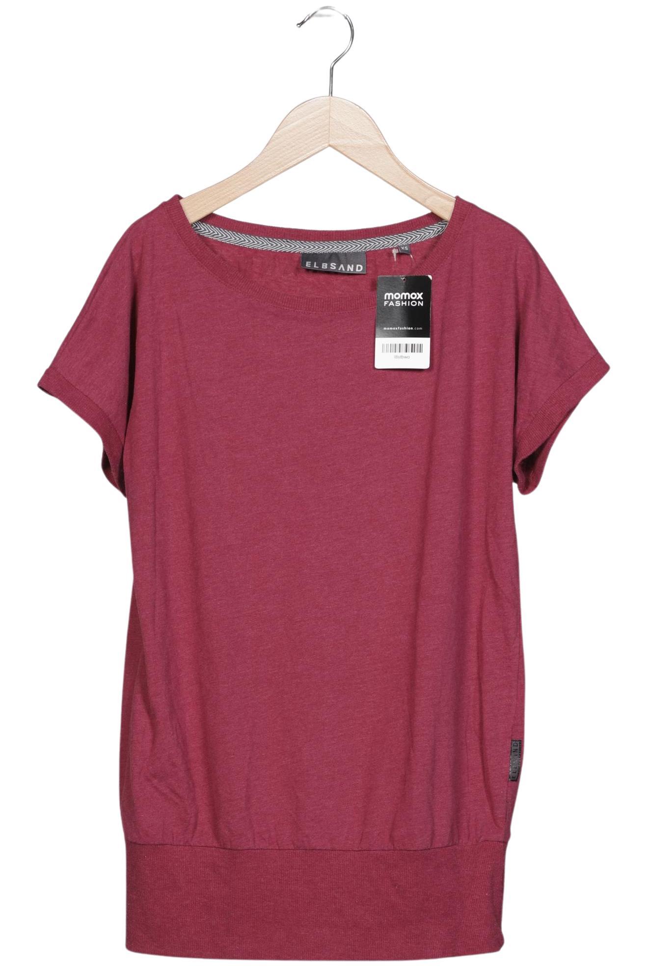 

Elbsand Damen T-Shirt, bordeaux, Gr. 34