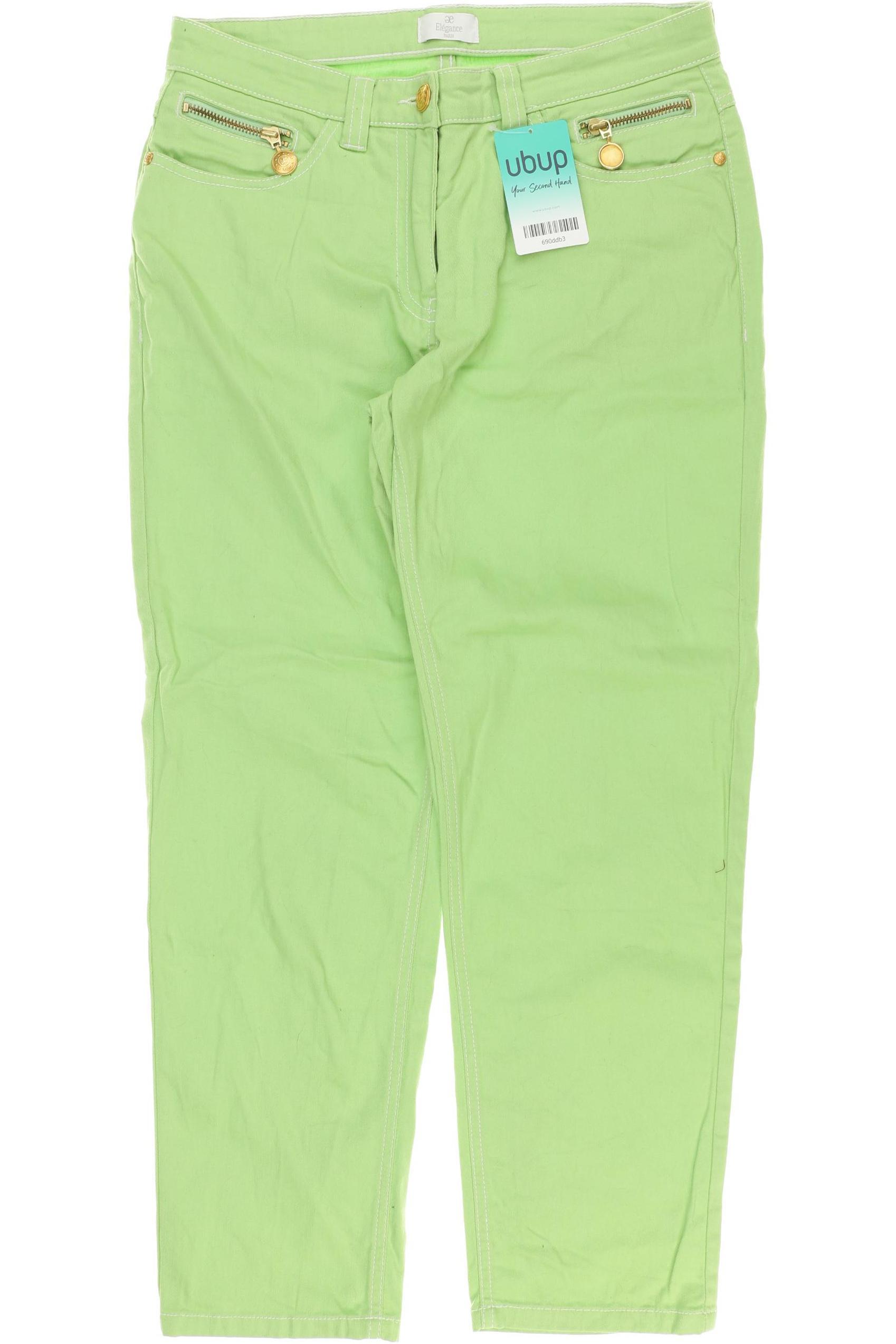 

Elegance Paris Damen Jeans, grün, Gr. 38