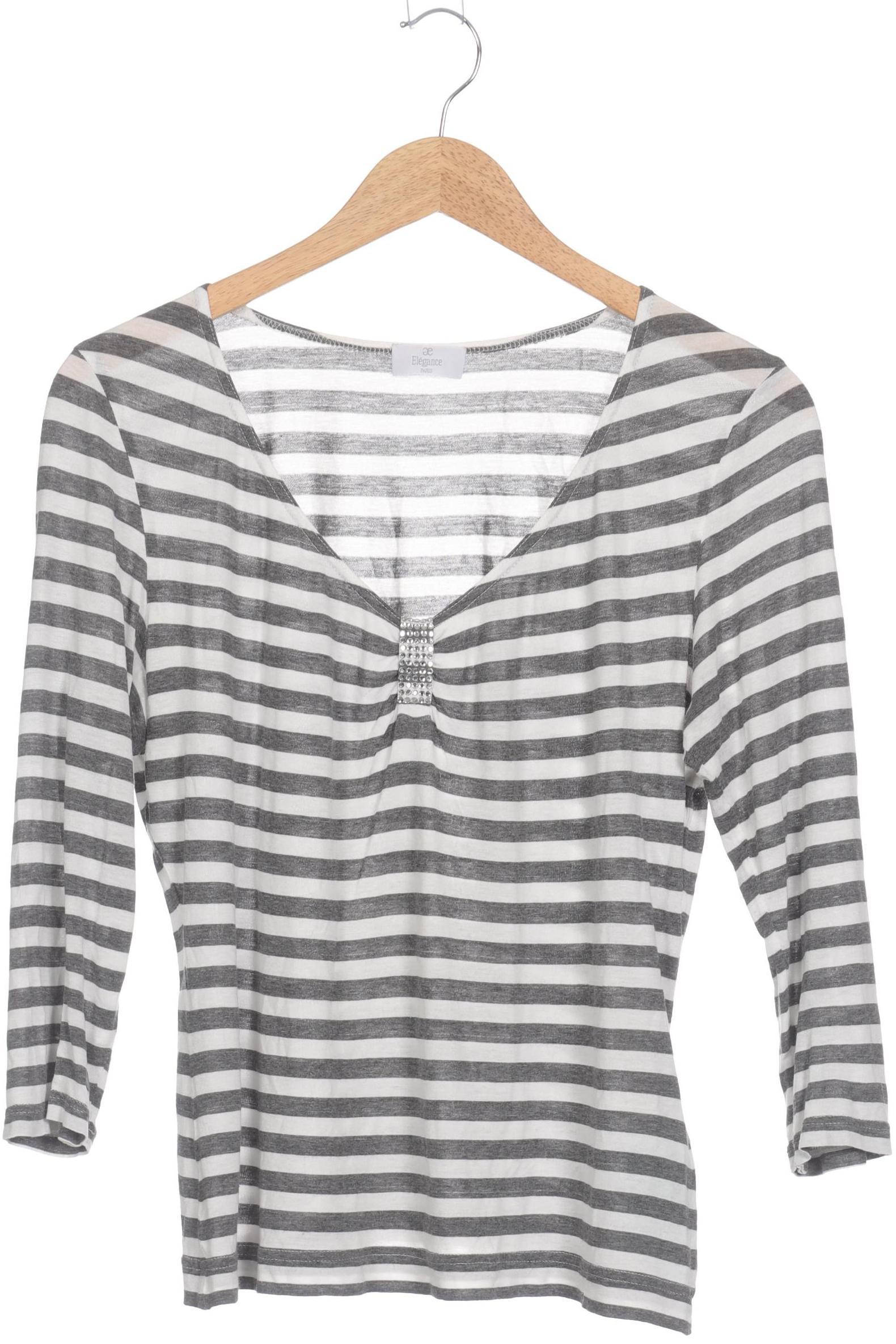 

Elegance Paris Damen Langarmshirt, grau, Gr. 44