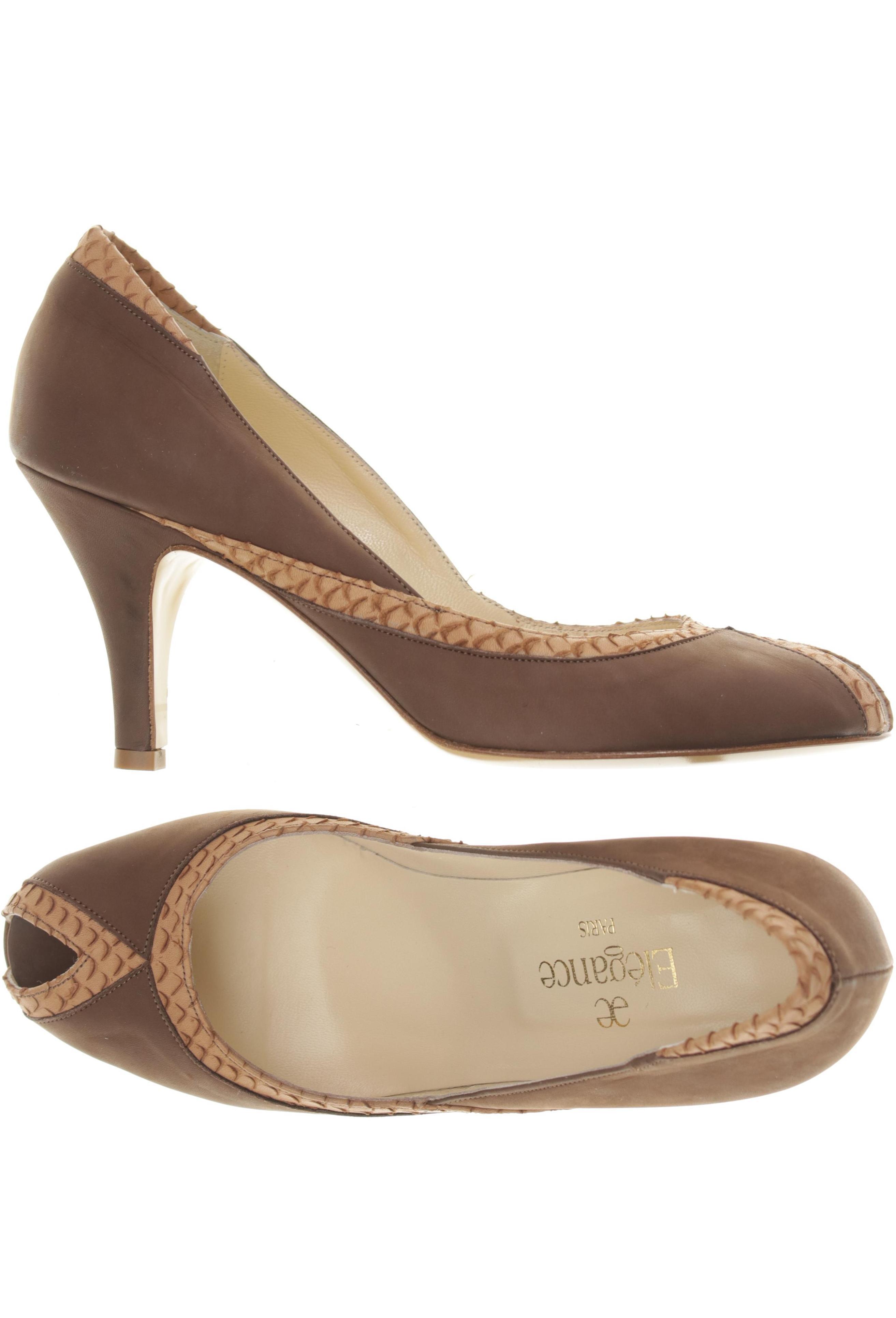 

Elegance Paris Damen Pumps, braun, Gr. 38