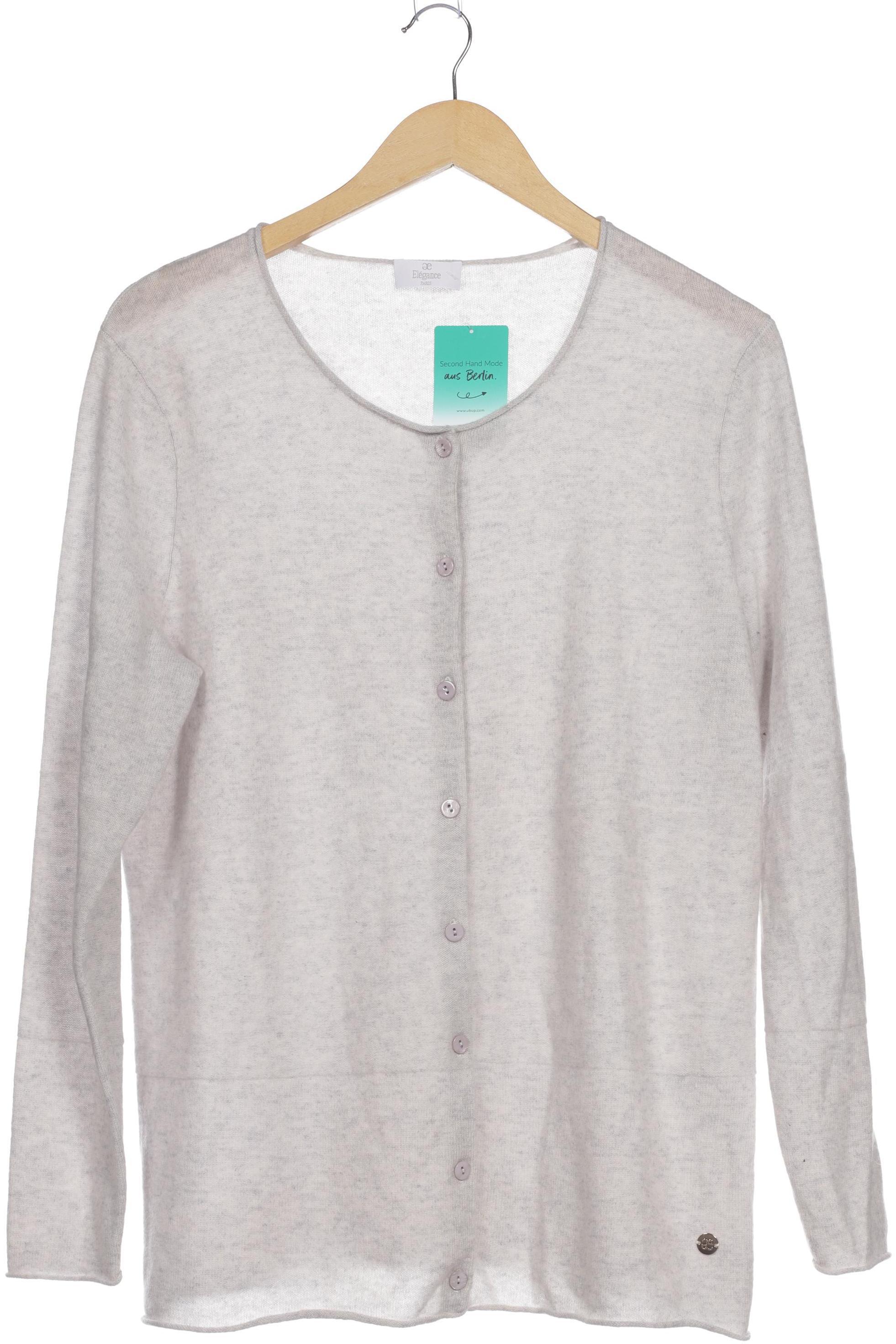 

Elegance Paris Damen Strickjacke, grau, Gr. 46