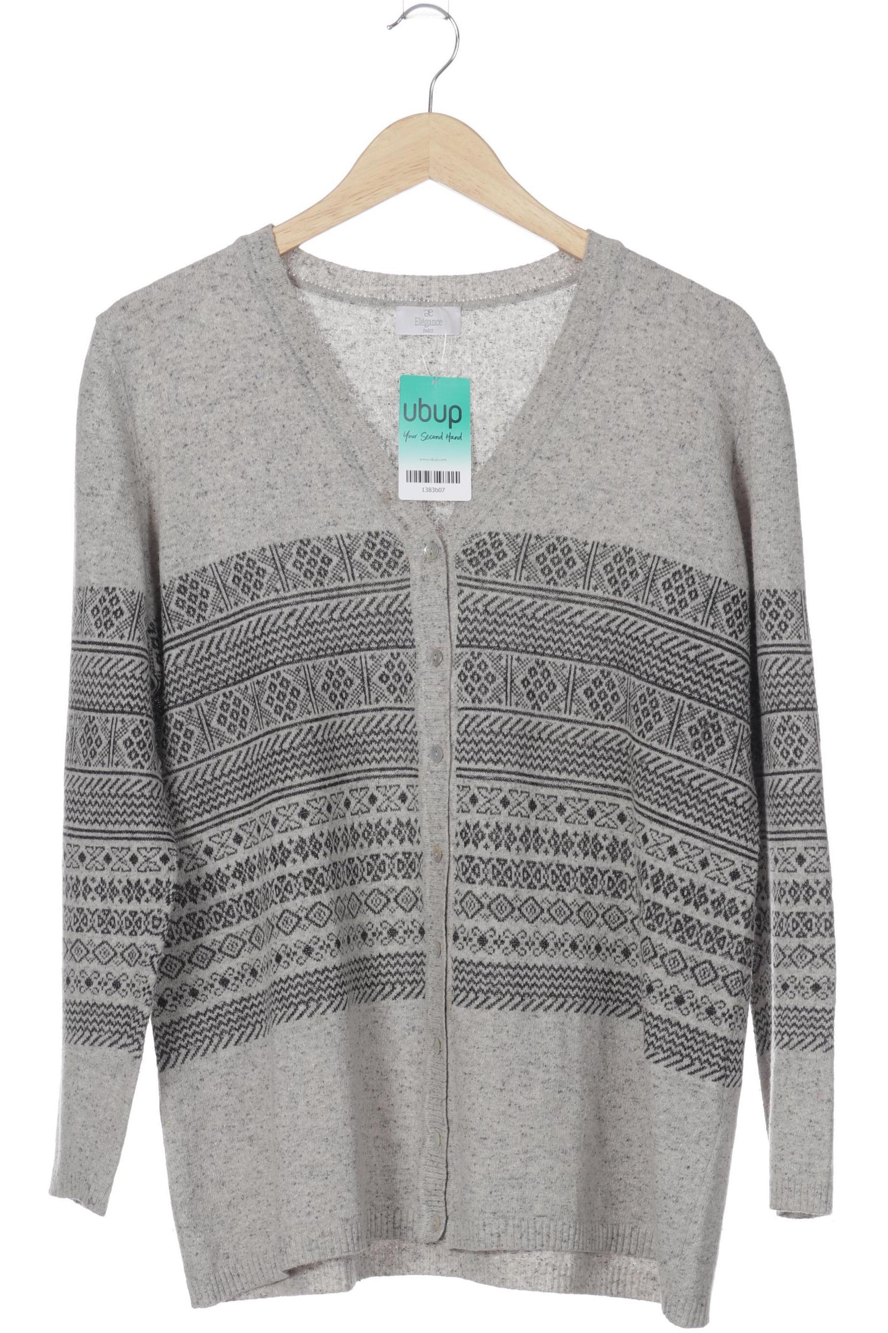 

Elegance Paris Damen Strickjacke, grau, Gr. 46