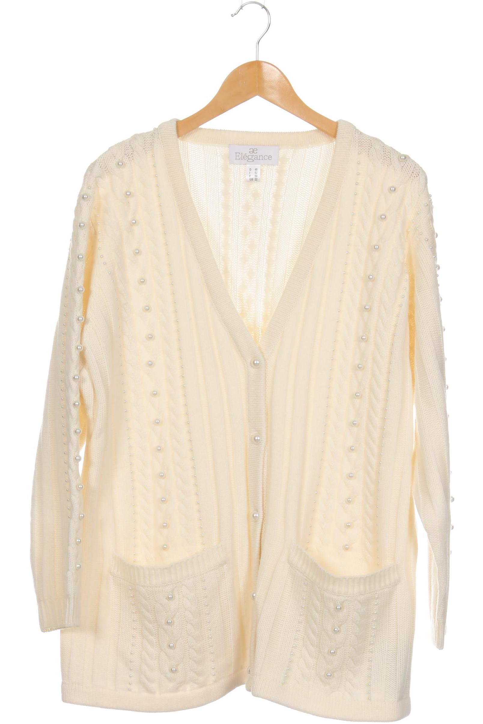 

Elegance Paris Damen Strickjacke, beige, Gr. 48