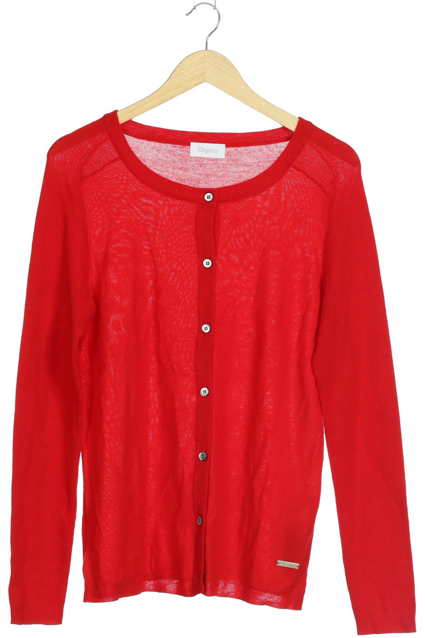 

Elegance Paris Damen Strickjacke, rot, Gr. 42