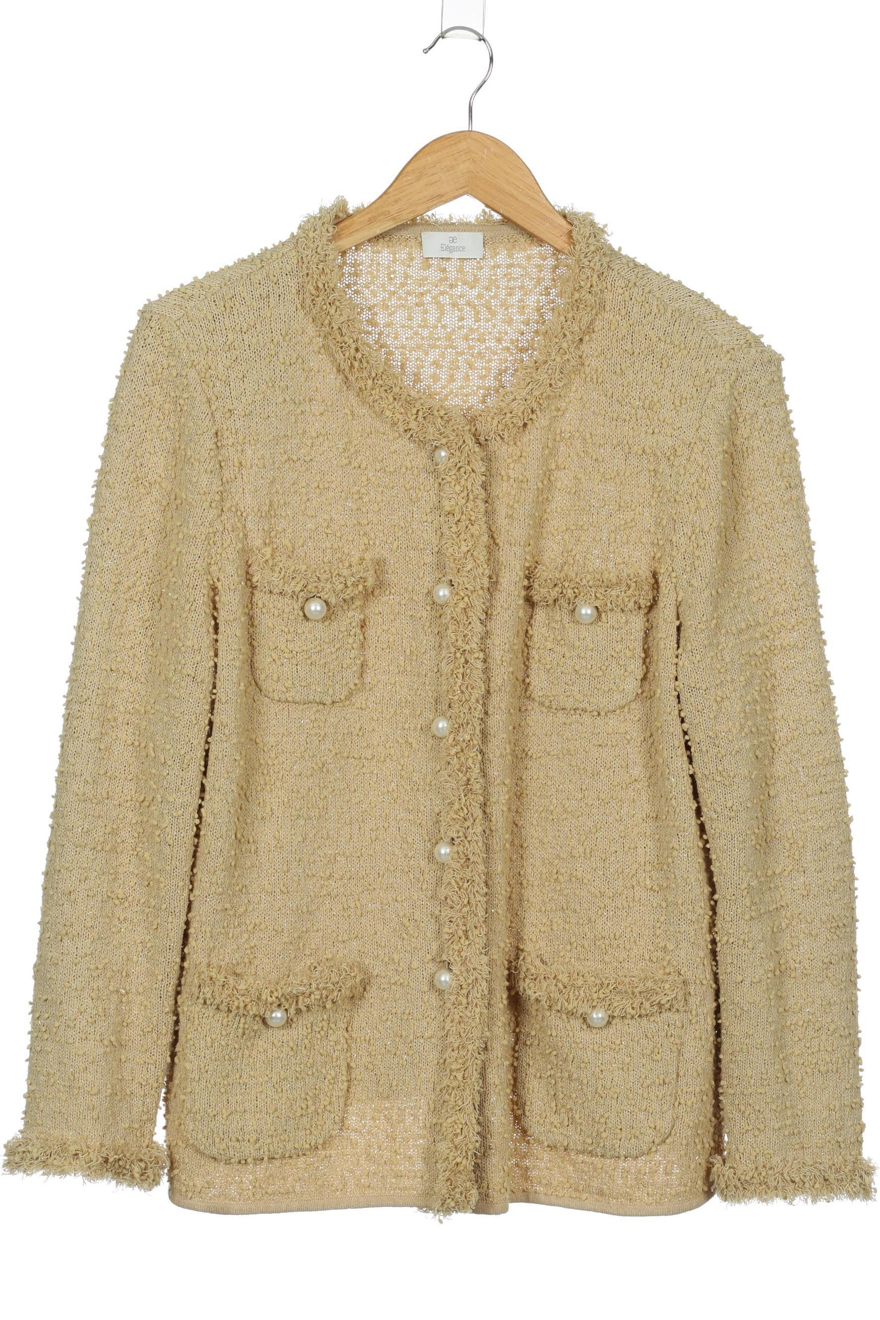 

Elegance Paris Damen Strickjacke, beige, Gr. 48
