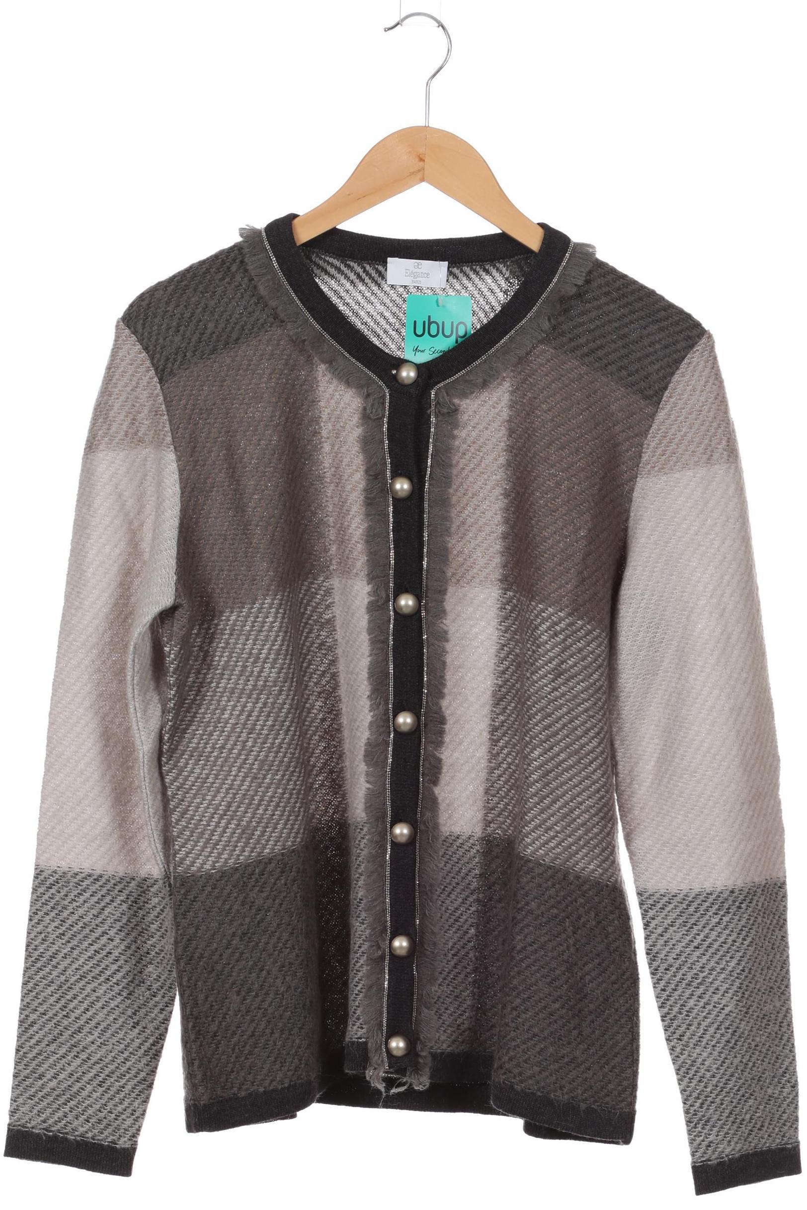 

Elegance Paris Damen Strickjacke, grau, Gr. 44