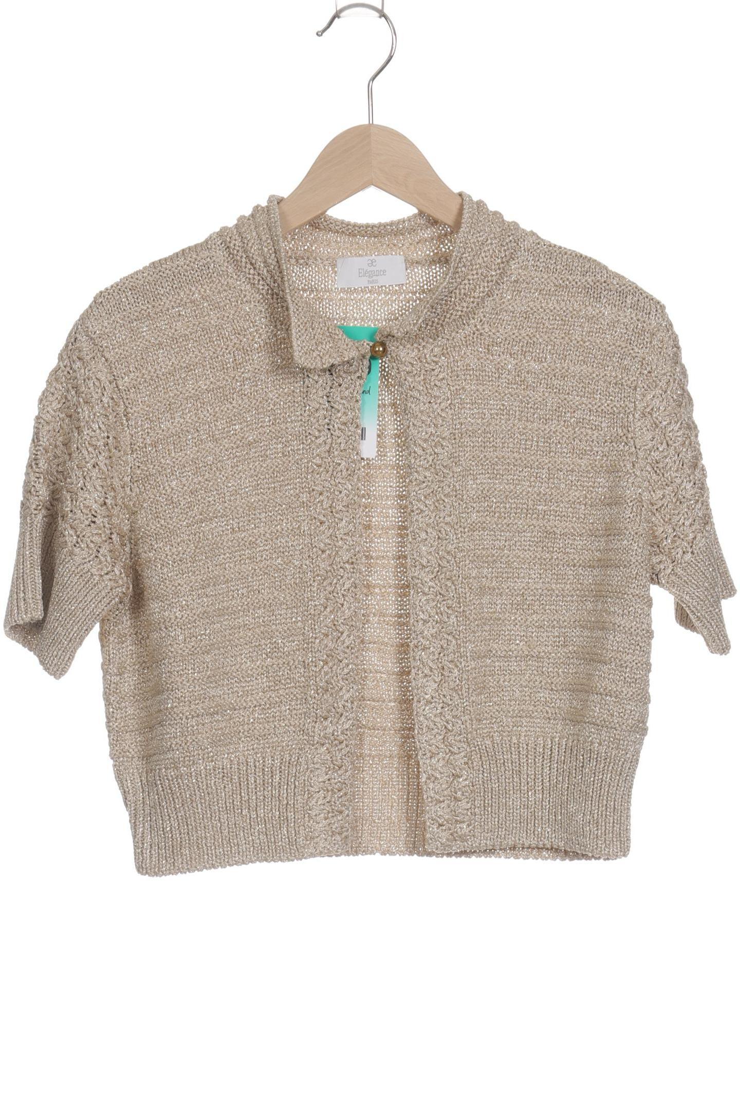 

Elegance Paris Damen Strickjacke, beige, Gr. 34