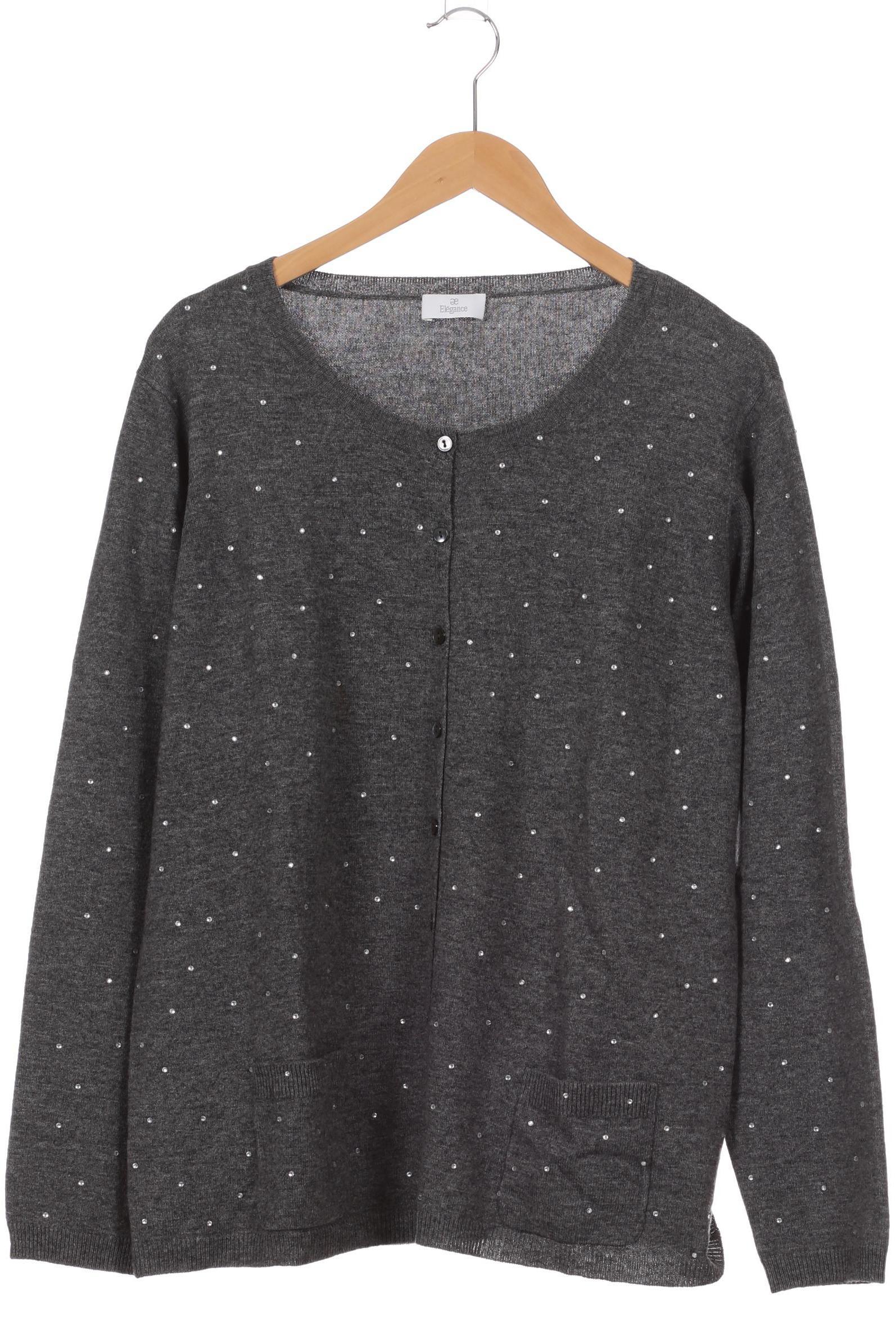 

Elegance Paris Damen Strickjacke, grau, Gr. 46