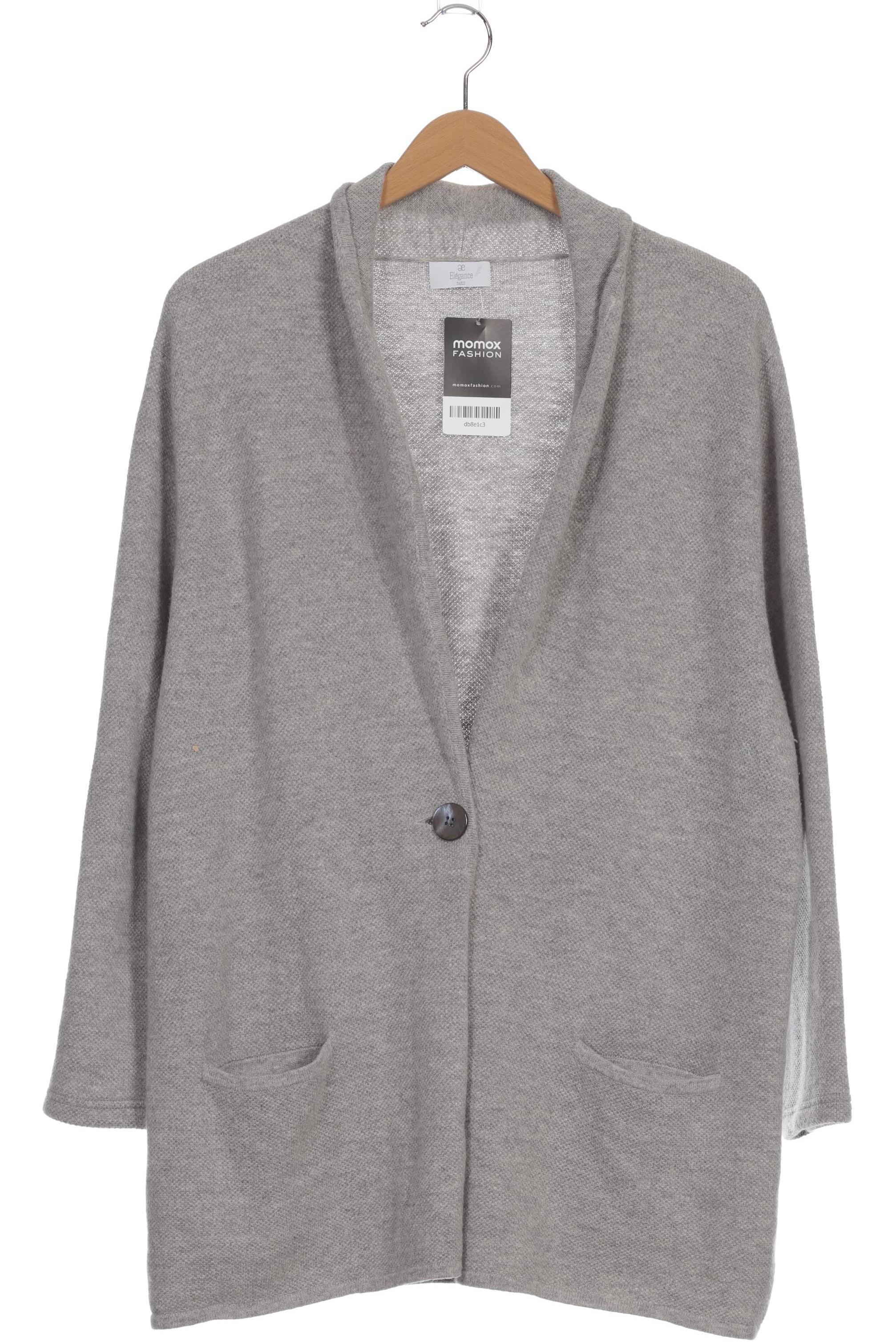

Elegance Paris Damen Strickjacke, grau, Gr. 48