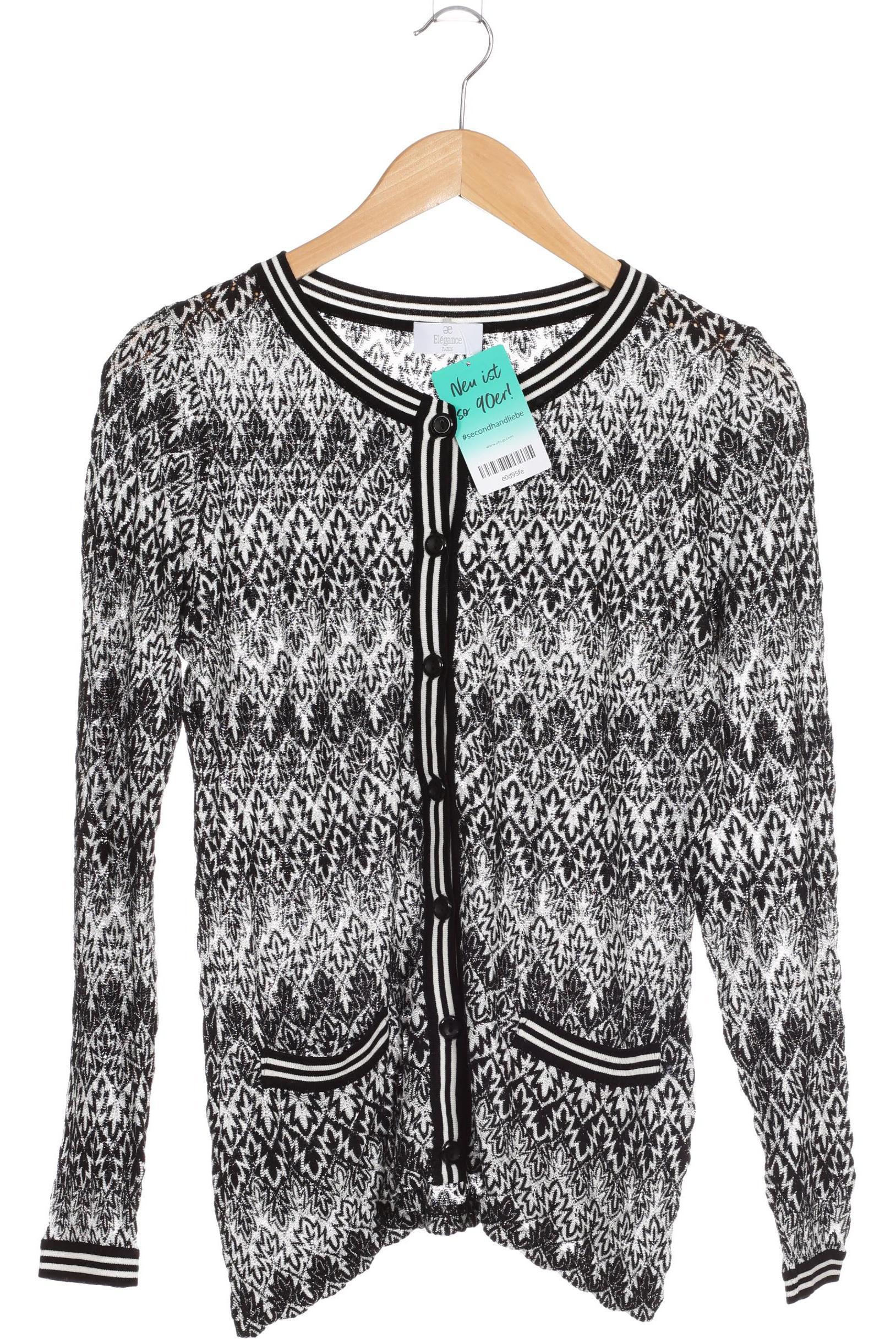 

Elegance Paris Damen Strickjacke, schwarz, Gr. 38