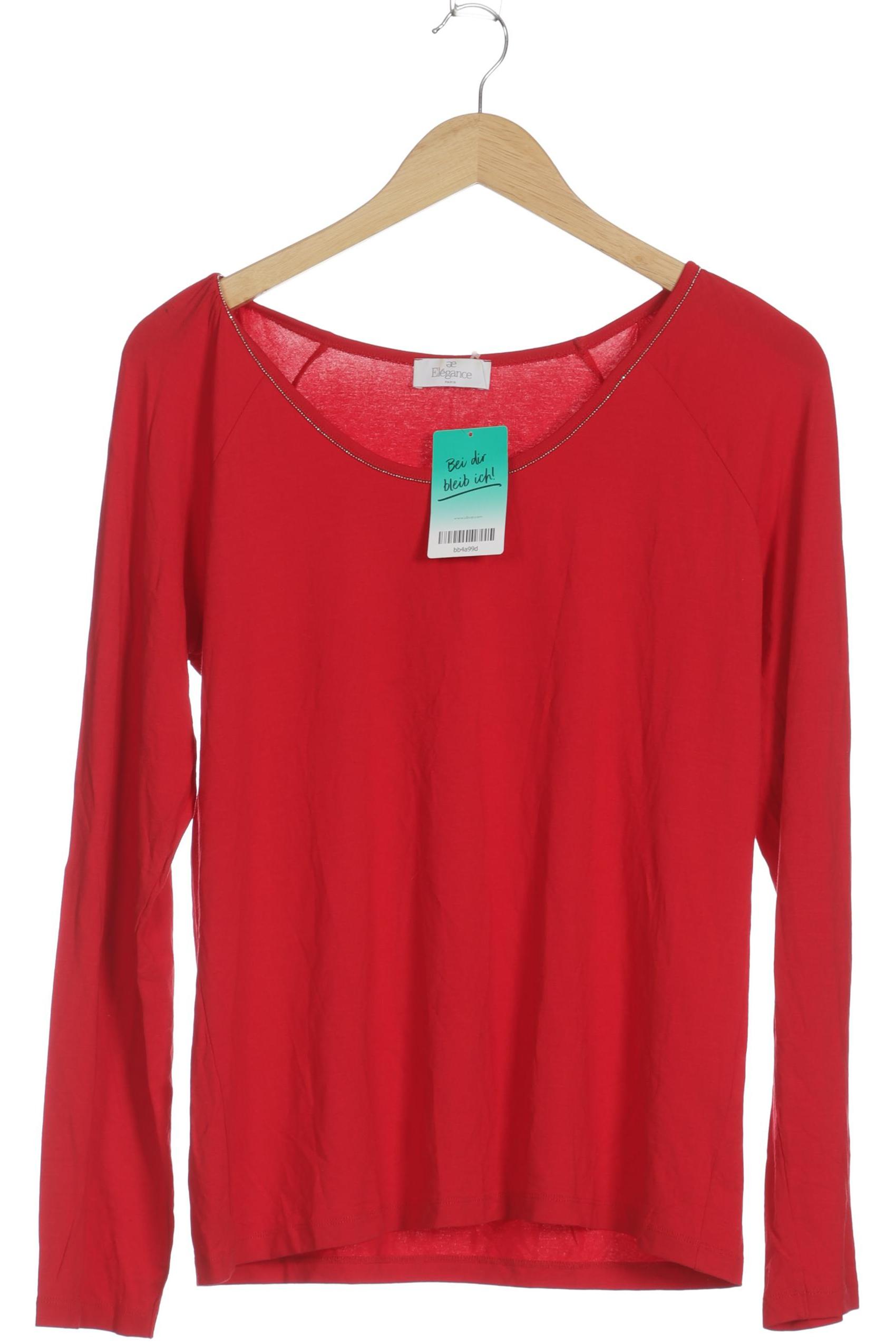 

Elegance Paris Damen Langarmshirt, rot, Gr. 44
