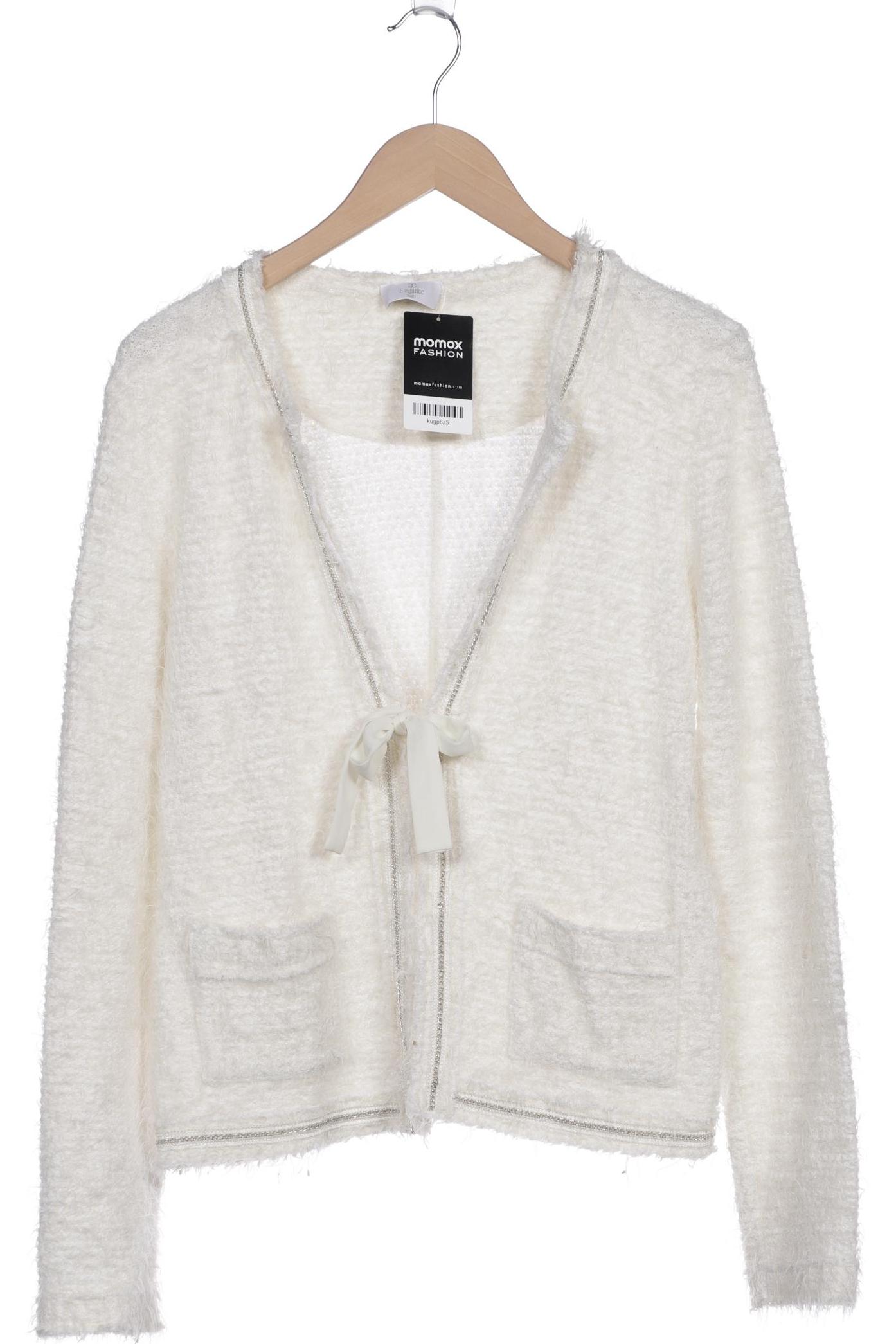

Elegance Paris Damen Strickjacke, cremeweiß, Gr. 40