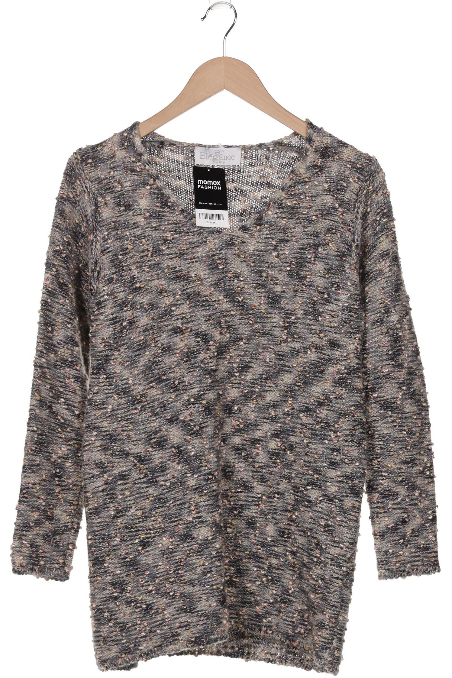 

Elegance Paris Damen Pullover, grau, Gr. 42