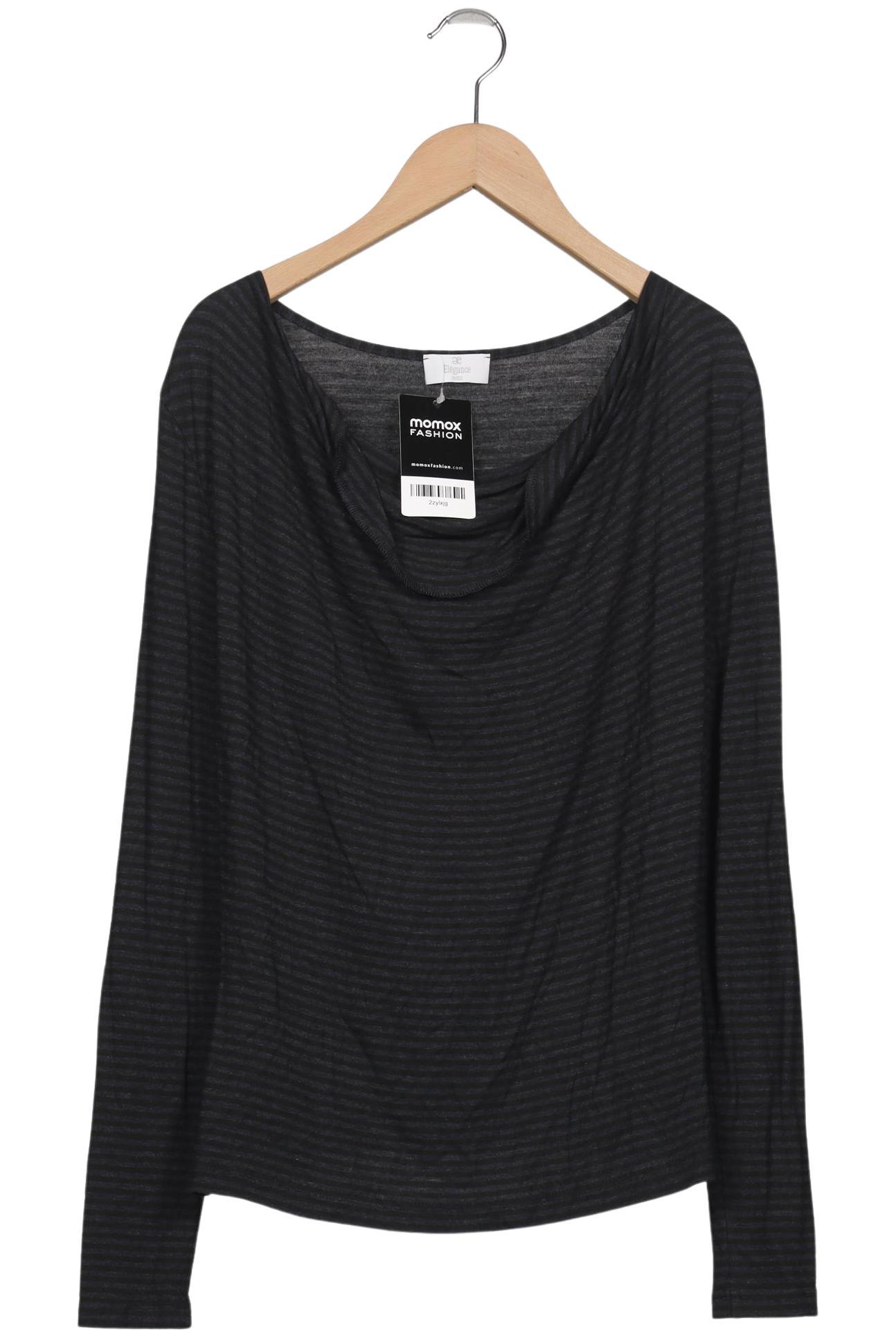 

Elegance Paris Damen Langarmshirt, grau, Gr. 36