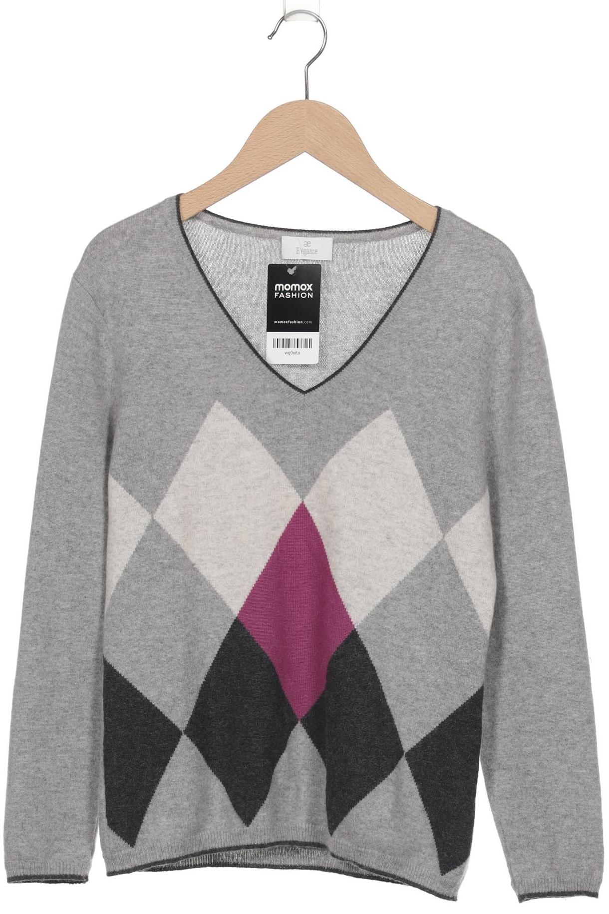 

Elegance Paris Damen Pullover, grau, Gr. 36