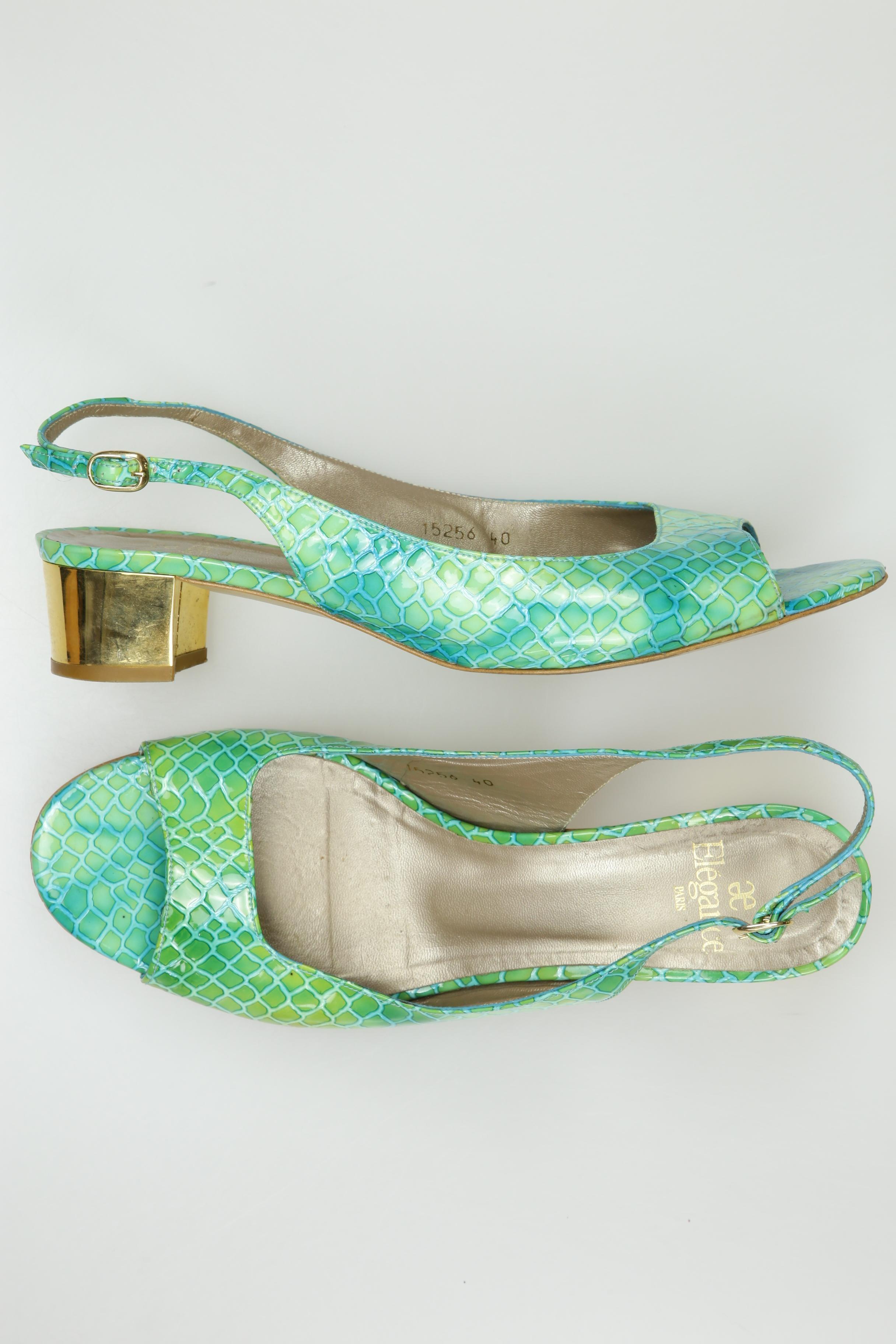 

Elegance Paris Damen Sandale, türkis, Gr. 40