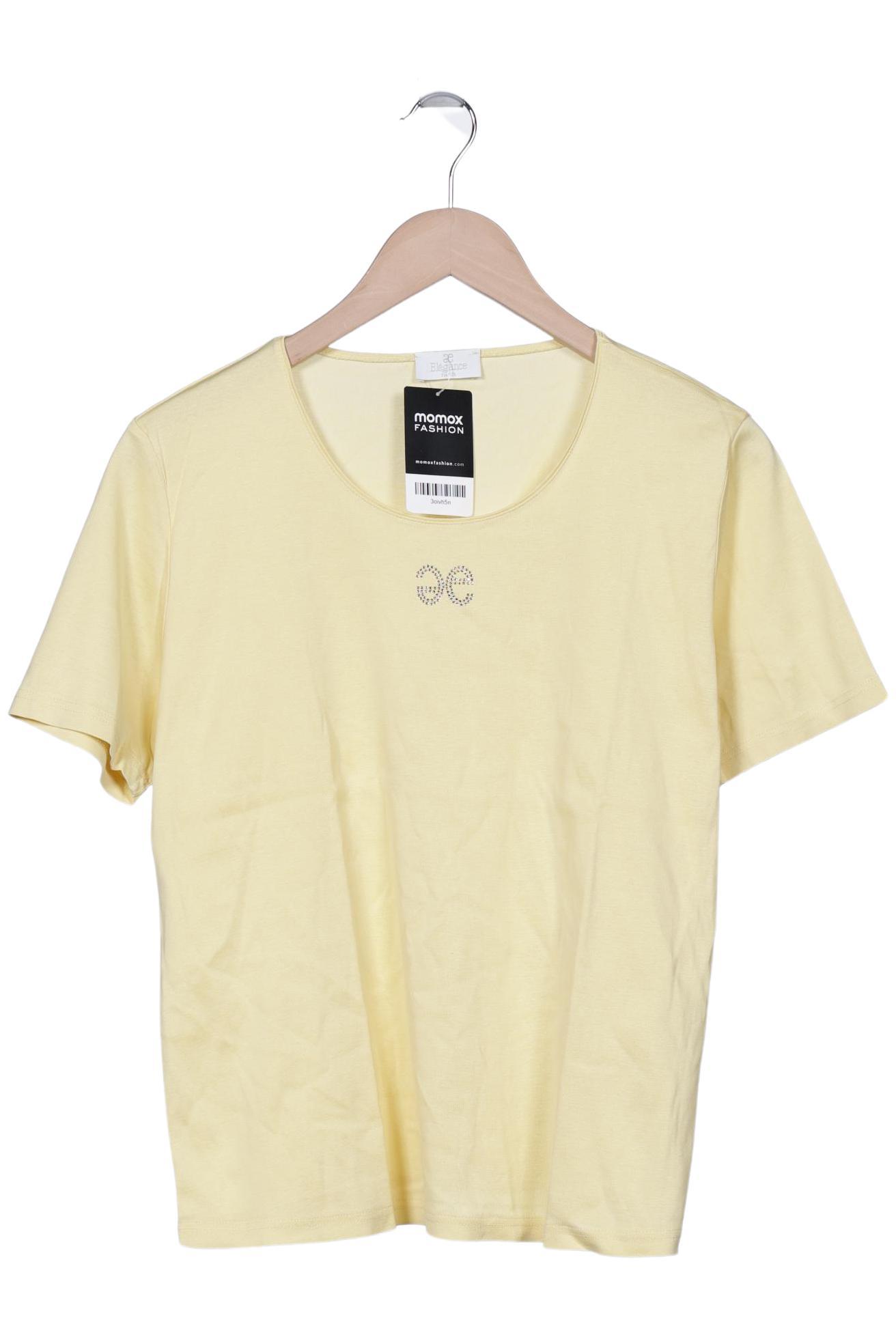 

Elegance Paris Damen T-Shirt, gelb, Gr. 42