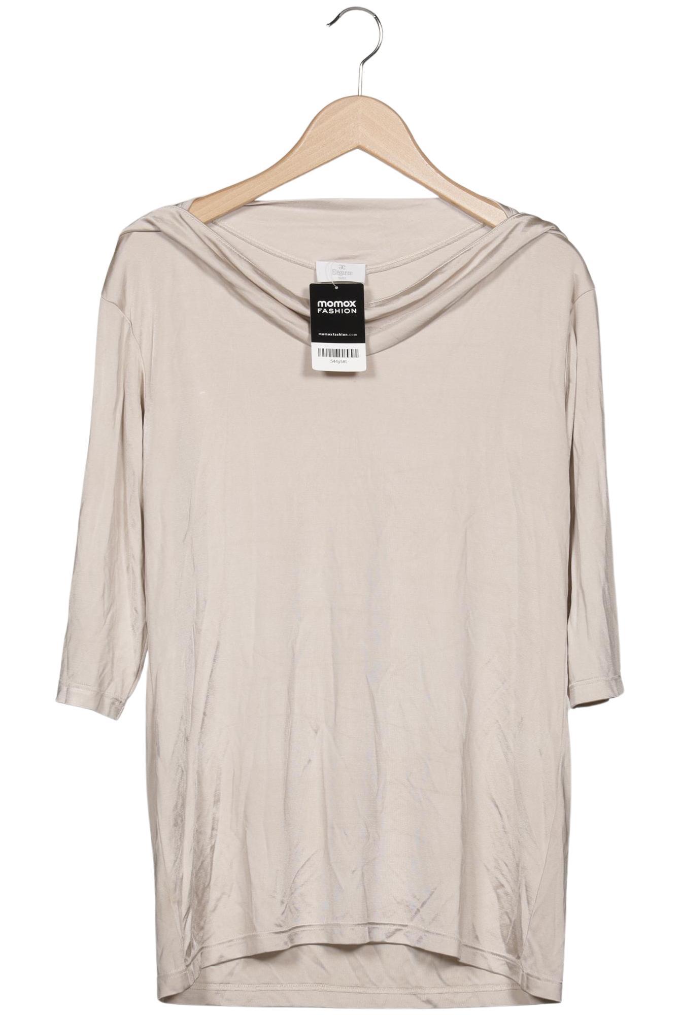 

Elegance Paris Damen Langarmshirt, beige, Gr. 42