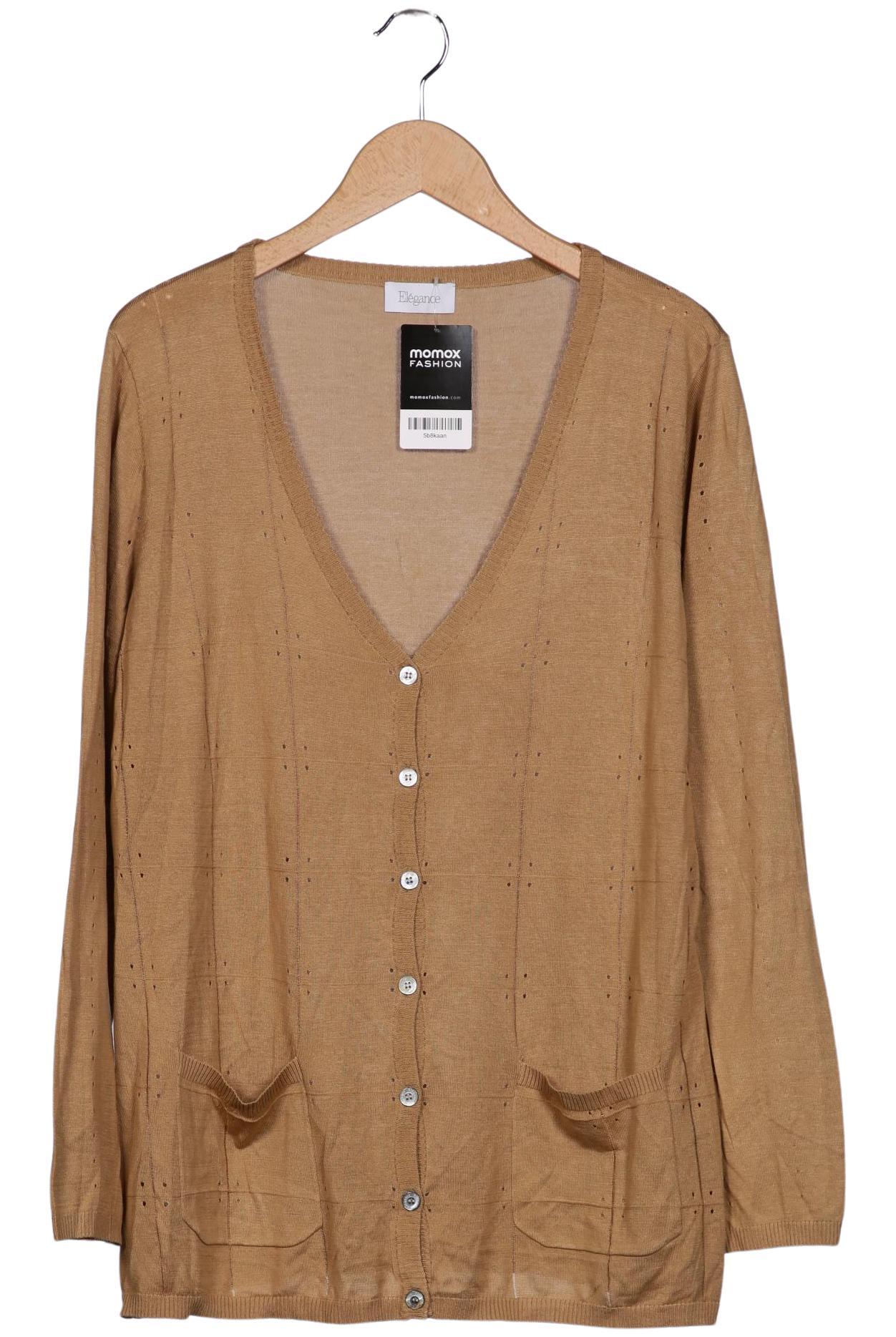 

Elegance Paris Damen Strickjacke, beige, Gr. 46