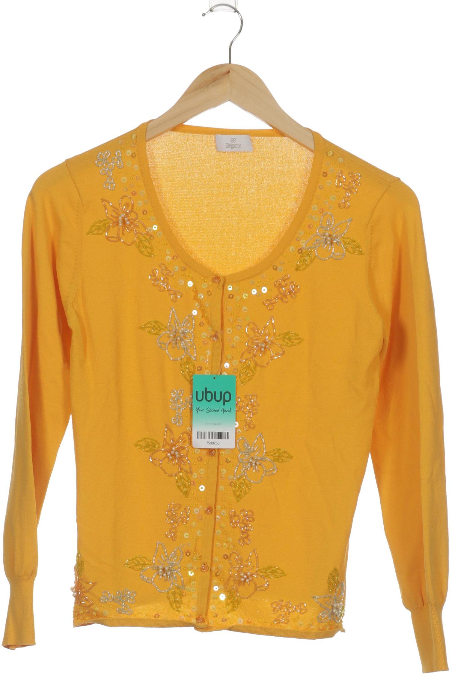 

Elegance Paris Damen Strickjacke, gelb, Gr. 36