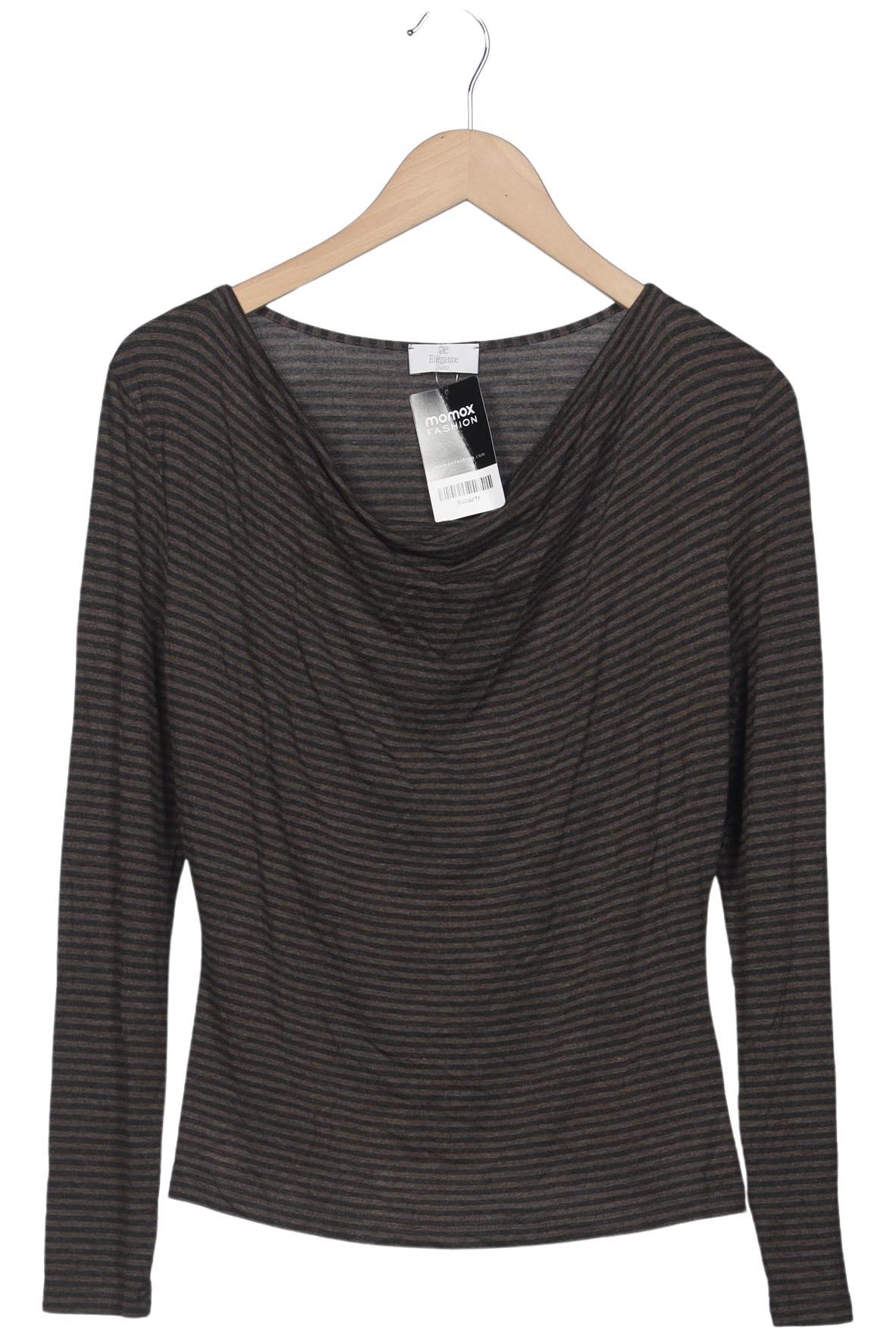 

Elegance Paris Damen Langarmshirt, braun, Gr. 36