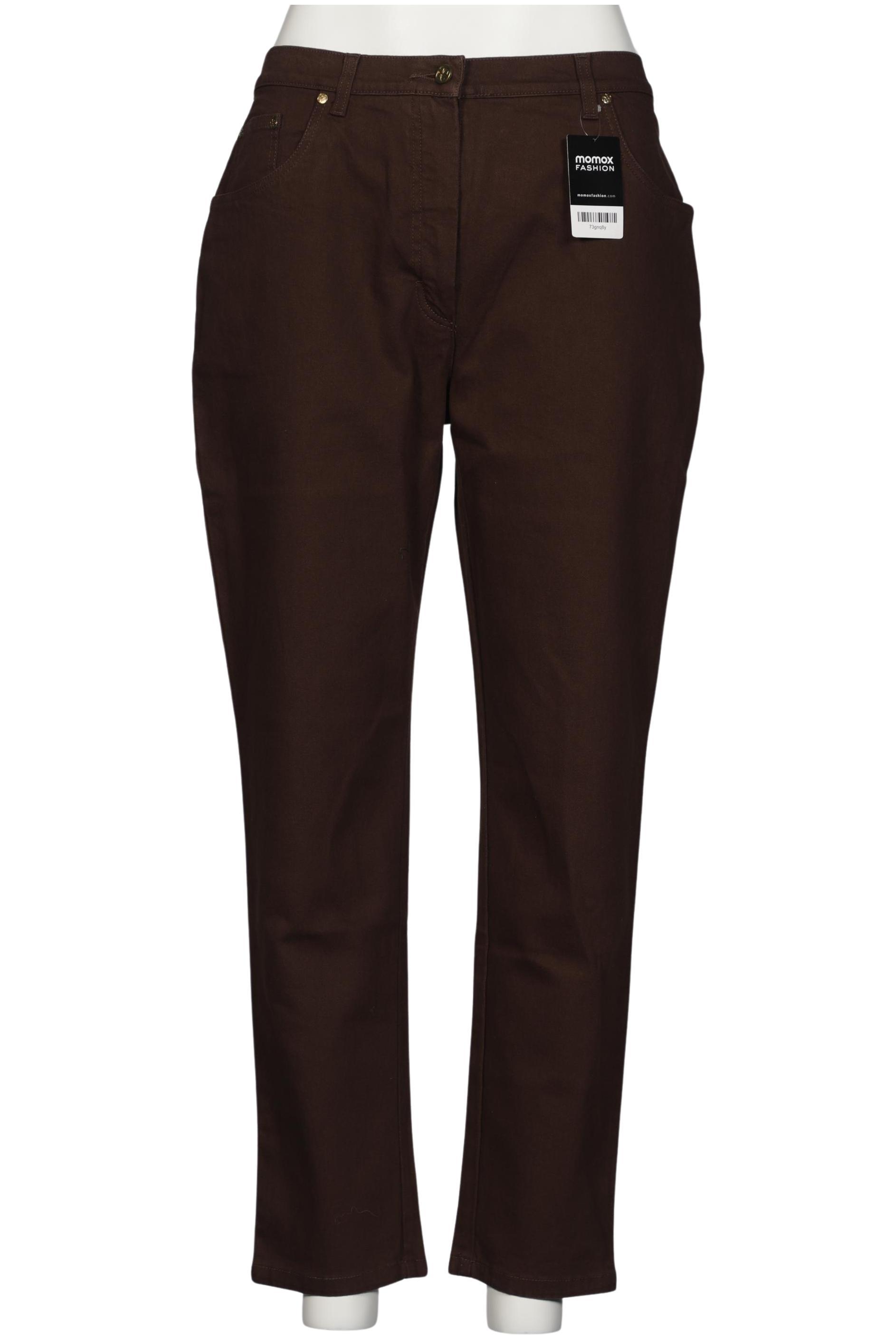 

Elegance Paris Damen Jeans, braun, Gr. 48