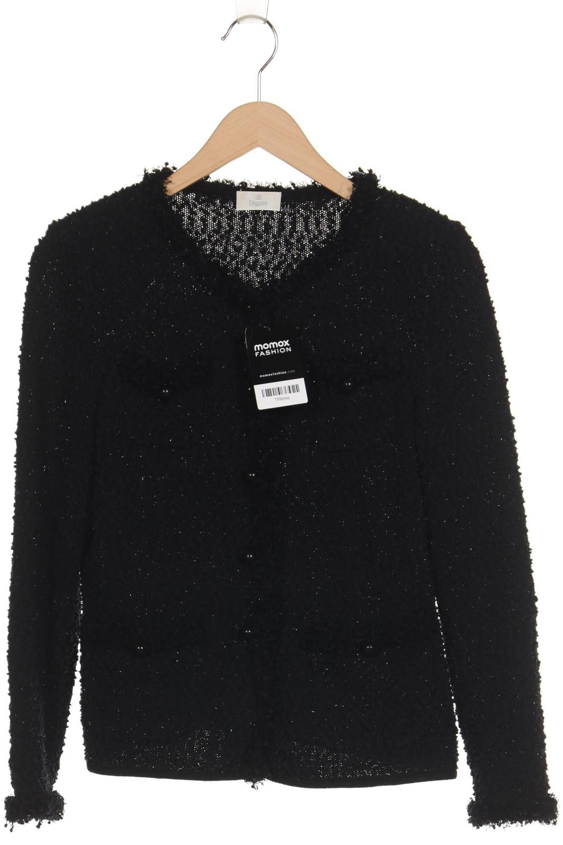 

Elegance Paris Damen Strickjacke, schwarz, Gr. 40