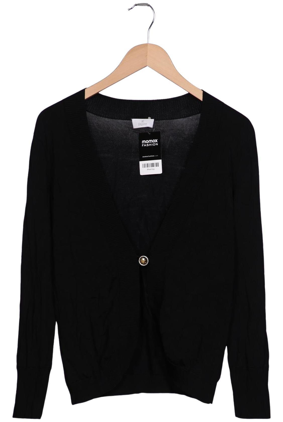 

Elegance Paris Damen Strickjacke, schwarz, Gr. 40